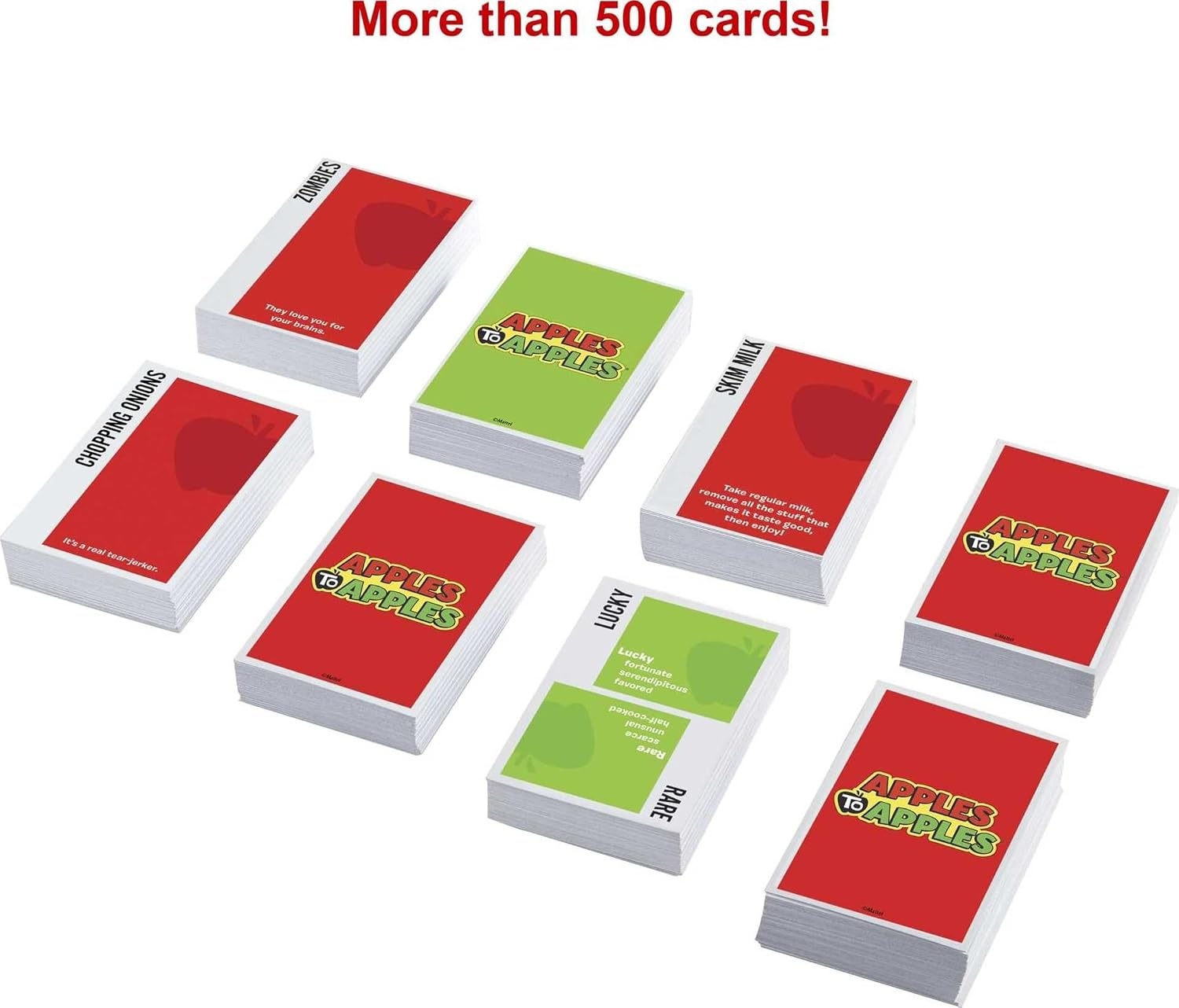 image:imageMattel Games Apples to Apples Junior Game for Ages 9 48 Players Funny Comparison Card Play Designed for Kids and Family Game NightClassic