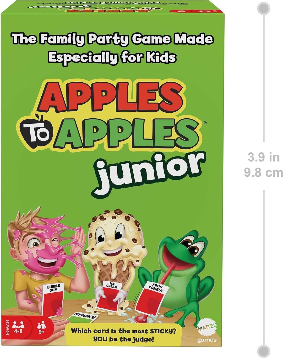 image:imageMattel Games Apples to Apples Junior Game for Ages 9 48 Players Funny Comparison Card Play Designed for Kids and Family Game NightJunior
