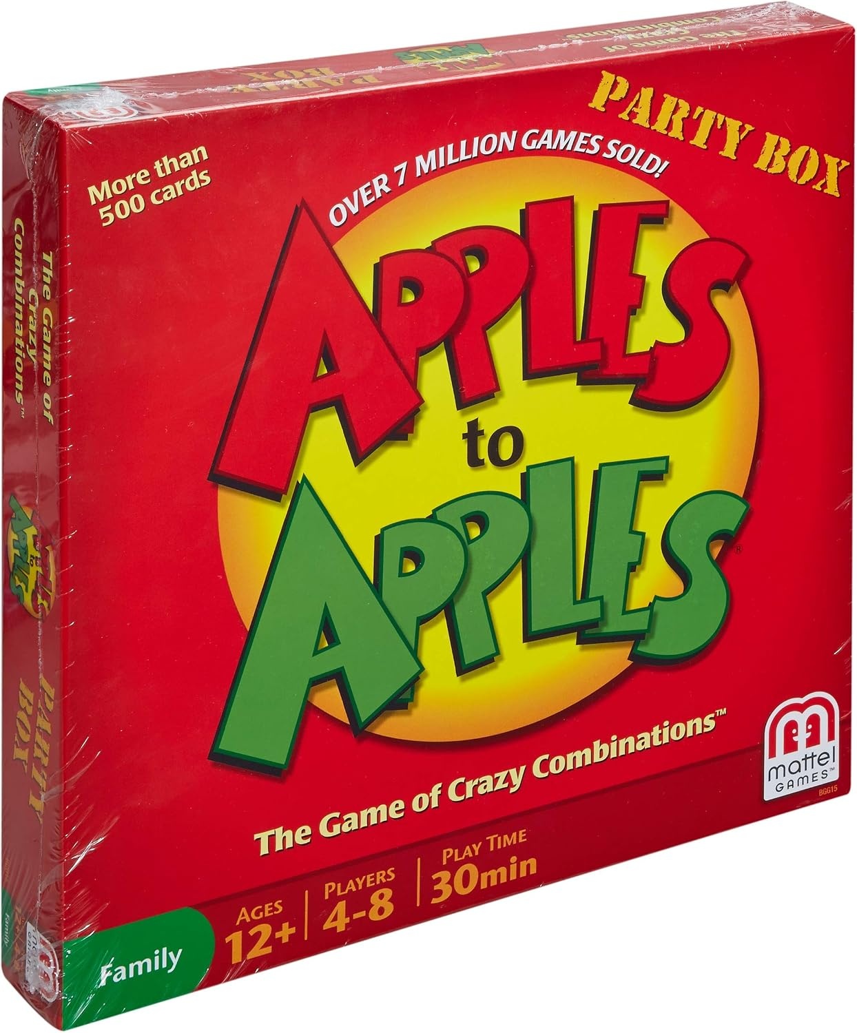 image:imageMattel Games Apples to Apples Junior Game for Ages 9 48 Players Funny Comparison Card Play Designed for Kids and Family Game NightParty Box