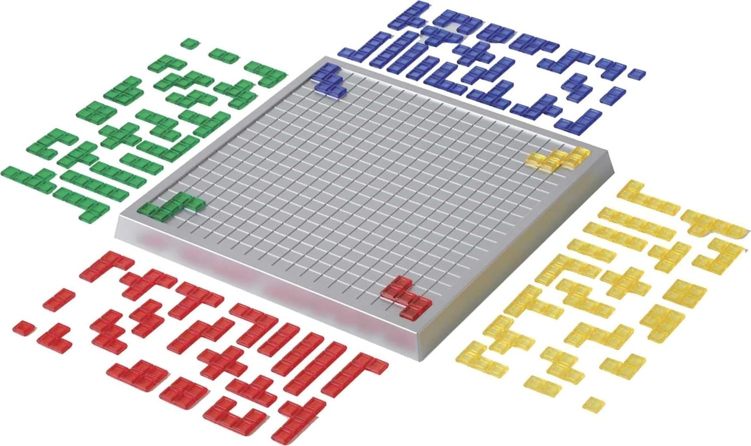 image:imageMattel Games Blokus XL Board Games for Family Night Brain Games for 2 to 4 Players Oversized Board and Pieces Amazon Exclusive Classic Strategy Play with Just One Rule featuring Oversized Board and Pieces Amazon Exclusive