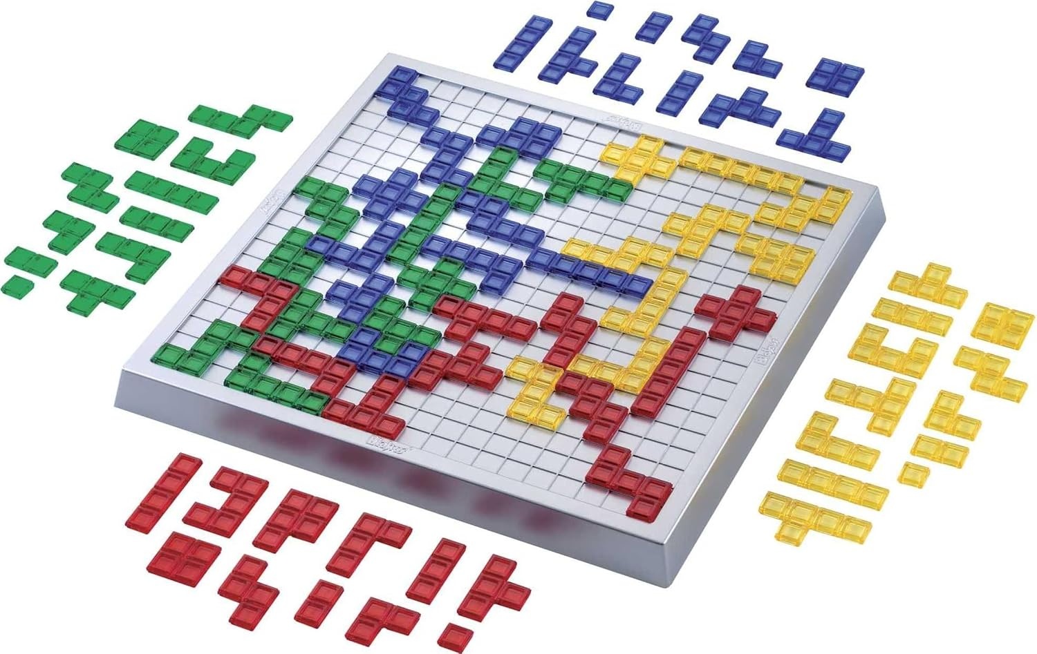 image:imageMattel Games Blokus XL Board Games for Family Night Brain Games for 2 to 4 Players Oversized Board and Pieces Amazon Exclusive Classic Strategy Play with Just One Rule featuring Oversized Board and Pieces Amazon Exclusive