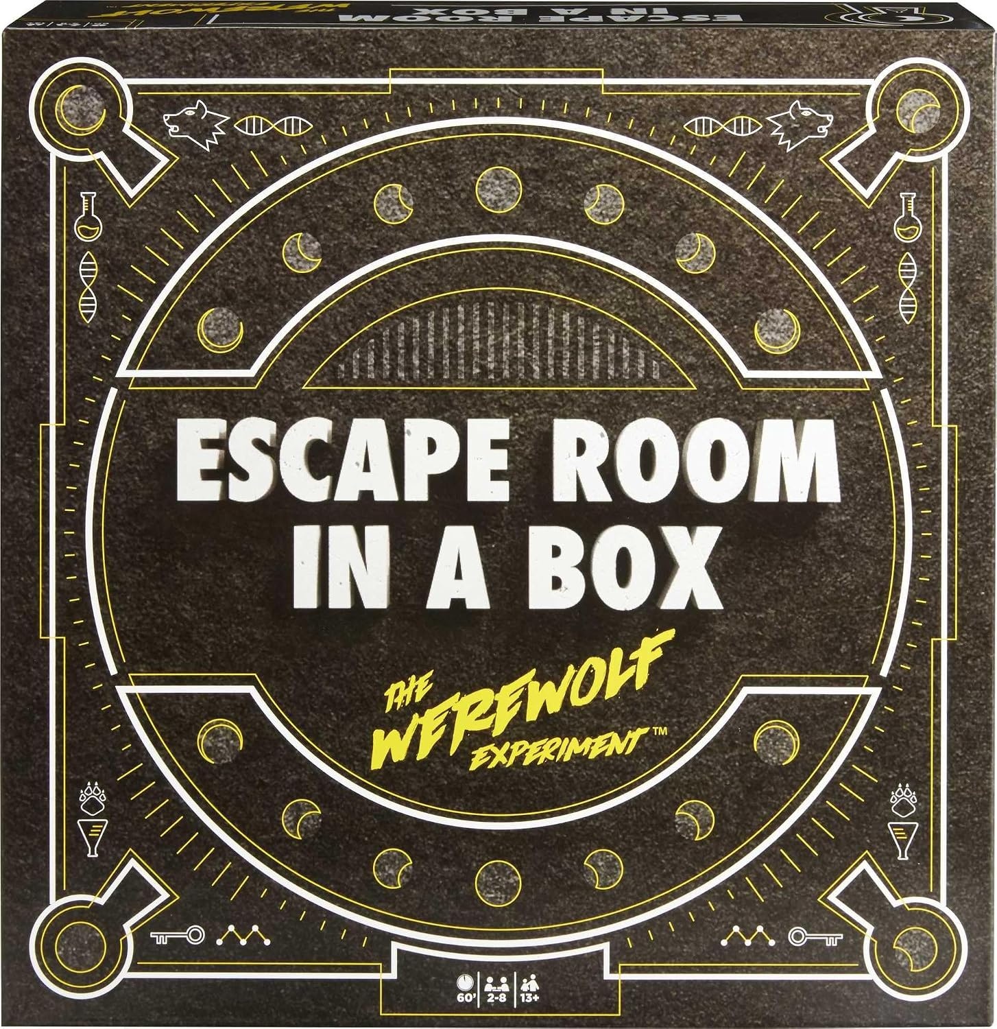 image:imageMattel Games Escape Room in a Box The Werewolf Experiment Room Escape Group Game for Teens and Adults with 19 2D and 3D Puzzles Connects to Amazon Alexa Makes a Great Gift for 13 Year Olds and UpEscape Room In A Box Werewolf Experiment