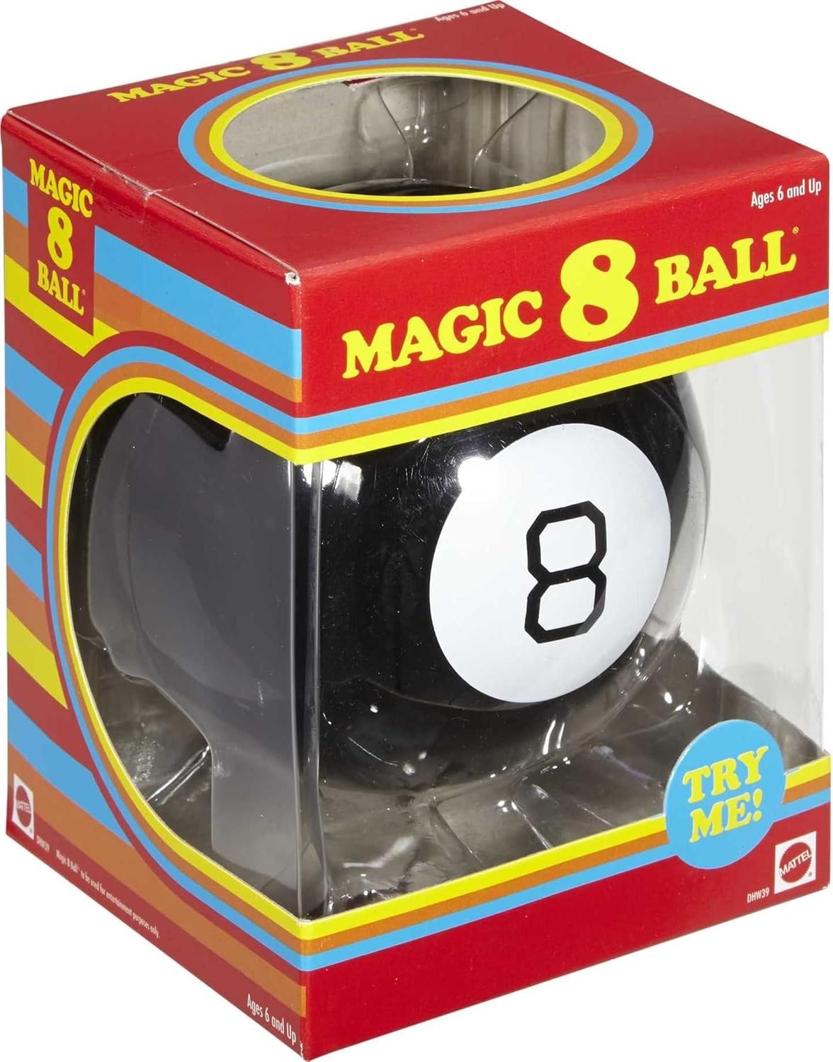 image:imageMattel Games Magic 8 Ball Novelty FortuneTelling Toy Retro Look for Kids GrownUps Families Parties amp Travel Amazon Exclusive Retro Look for Kids Teens Families Gifts Parties amp Travel Amazon Exclusive