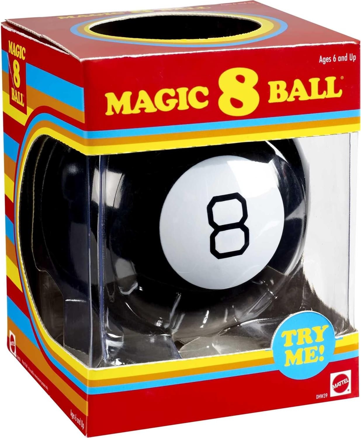 image:imageMattel Games Magic 8 Ball Novelty FortuneTelling Toy Retro Look for Kids GrownUps Families Parties amp Travel Amazon Exclusive Retro Look for Kids Teens Families Gifts Parties amp Travel Amazon Exclusive