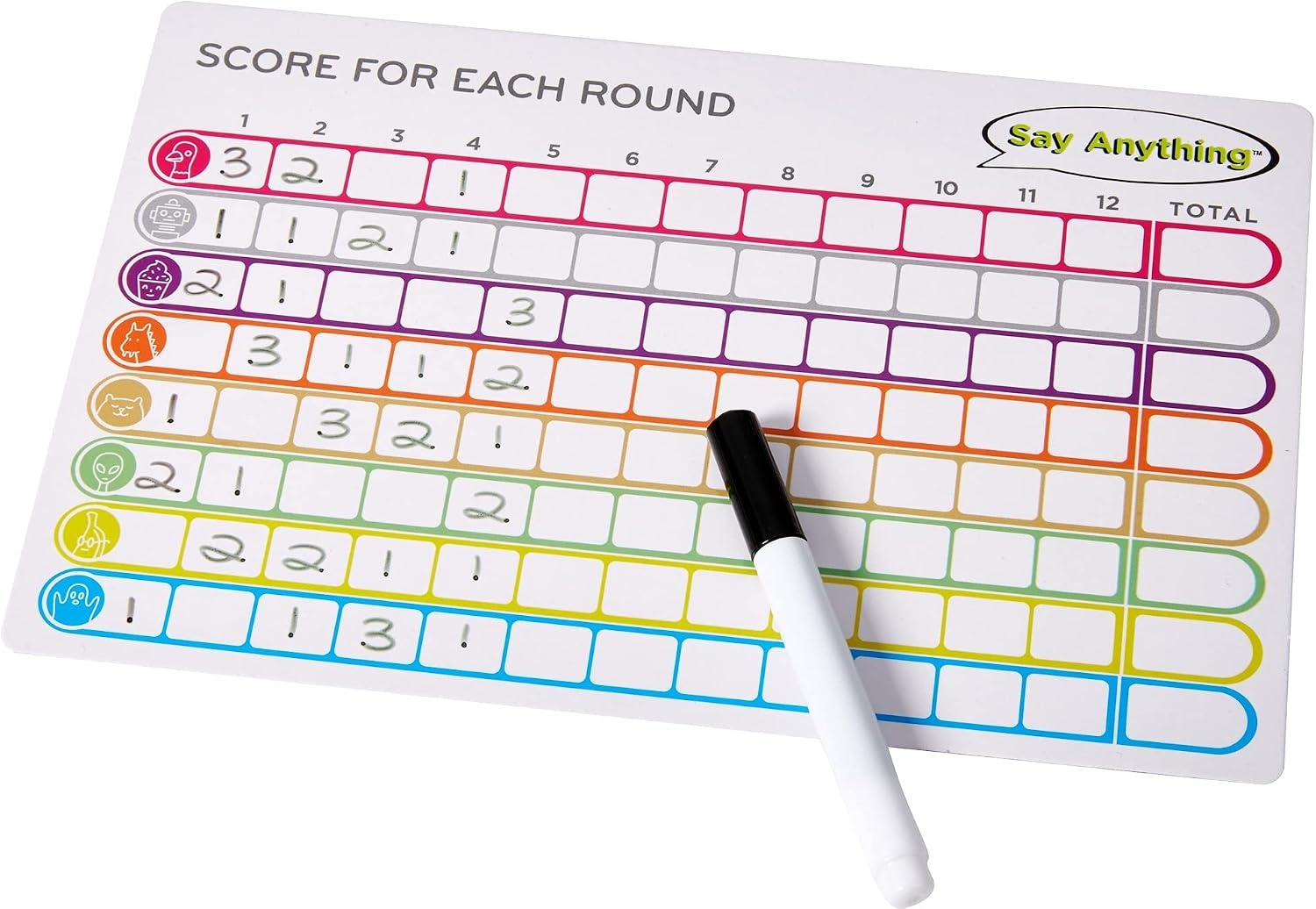 image:imageMattel Games Say Anything Board Game for Teens Adults amp Parties with Question Cards Dry Erase Scoreboard amp More 4 to 8 Players Ages 13 Years amp Older