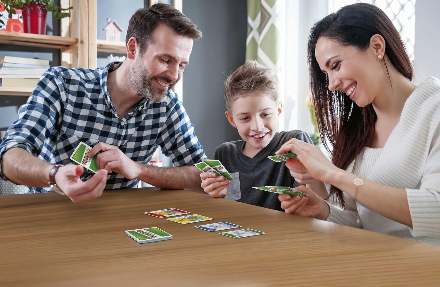 image:imageMattel Games Skip Bo Junior Card Game in with 2 Levels of Play 112 Cards Sequencing Entertainment for 2 to 4 Players Ages 5 Years amp OlderMulticolor