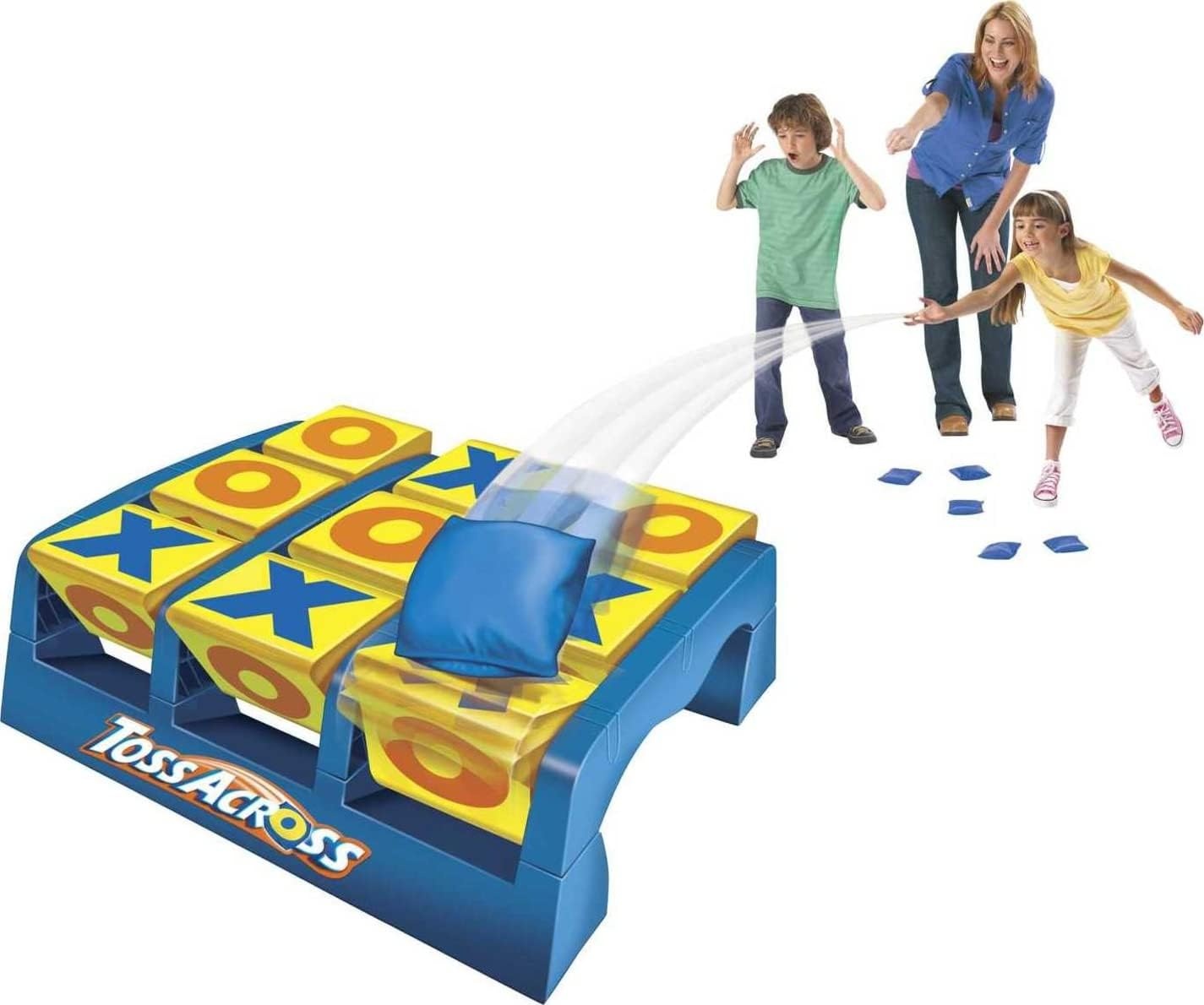 image:imageMattel Games Toss Across Indoor Outdoor Game for Ages 5 24 Players Get 3inaRow Bean Bag Throwing TicTacToe Game Active Play for Family Nights amp CampingToss Across