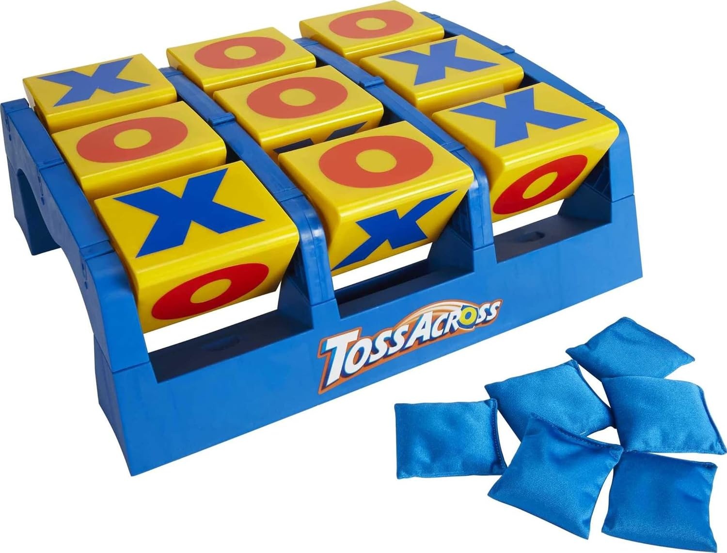 image:imageMattel Games Toss Across Indoor Outdoor Game for Ages 5 24 Players Get 3inaRow Bean Bag Throwing TicTacToe Game Active Play for Family Nights amp CampingToss Across