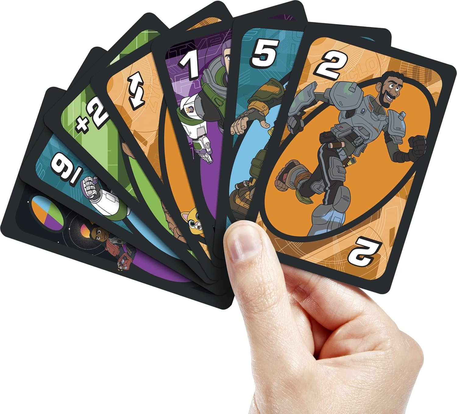 image:imageMattel Games UNO Disney and Pixar Lightyear Card Game in Collectible Storage Tin MovieThemed Deck for Kids Adults Families amp Parties 2 to 10 Players