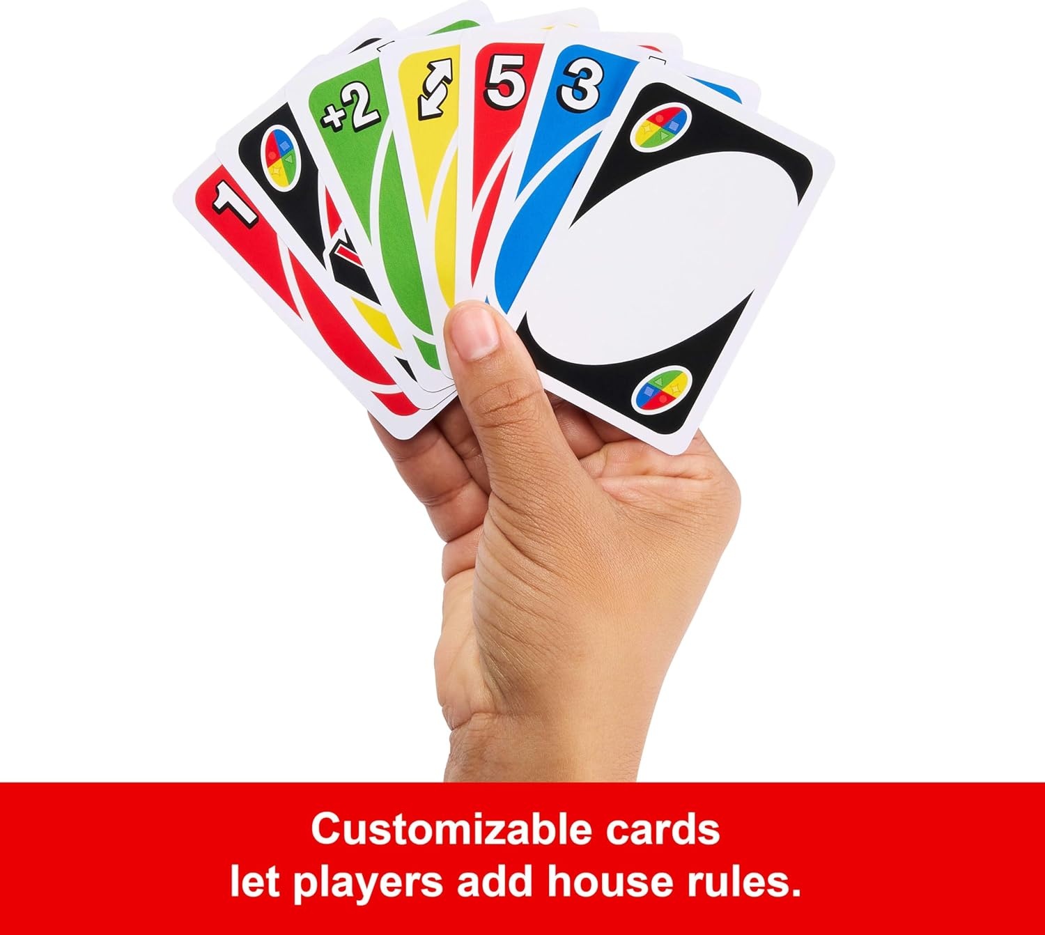 image:imageMattel Games UNO Splash Card Game Ages 7 210 Players With Waterproof Cards ampPortable Carabiner Clip for Travel Pool Time Camping amp Game Nights AwayUno