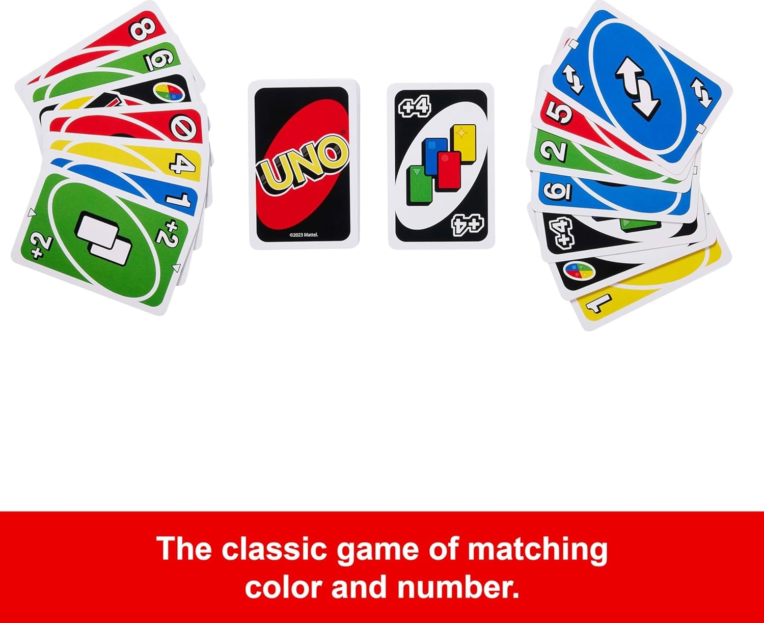 image:imageMattel Games UNO Splash Card Game Ages 7 210 Players With Waterproof Cards ampPortable Carabiner Clip for Travel Pool Time Camping amp Game Nights AwayUno