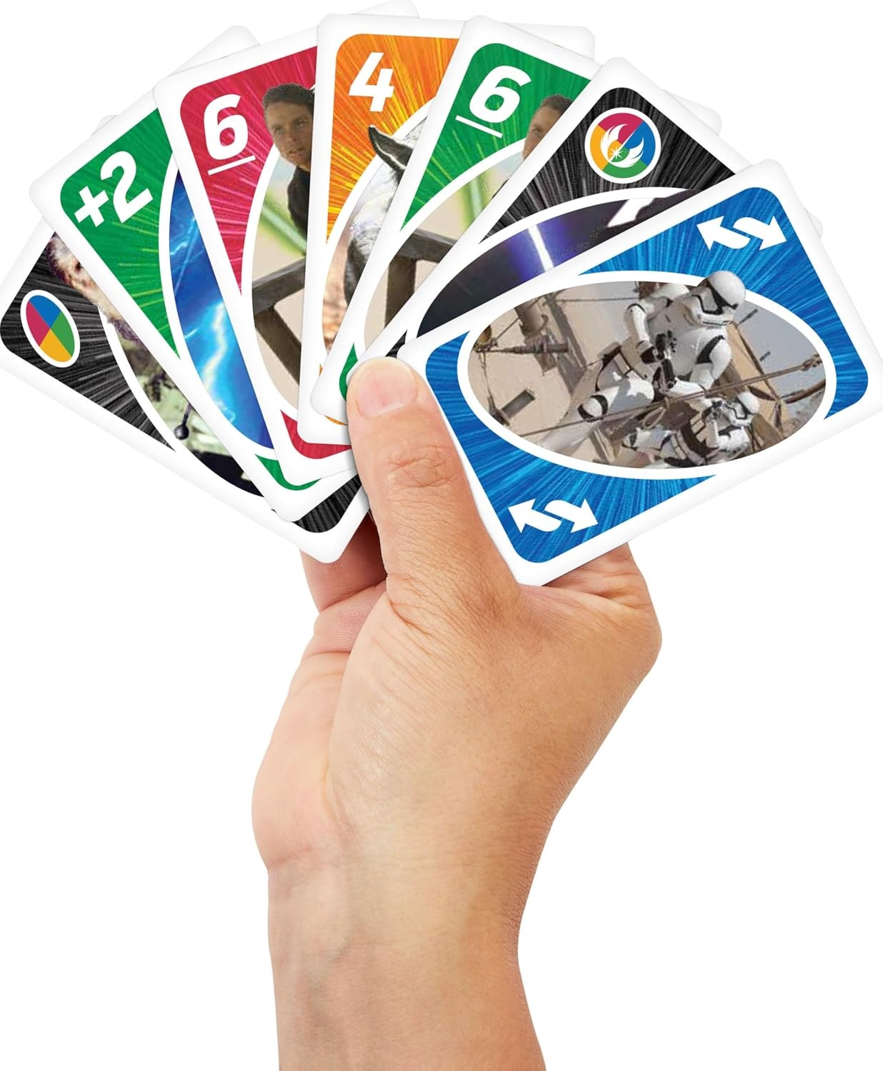 image:imageMattel Games UNO Super Mario Card Game Animated Character Themed Collector Deck 112 Cards with Character Images Gift for Kids Ages 7 Years Old amp UpUNO Star Wars