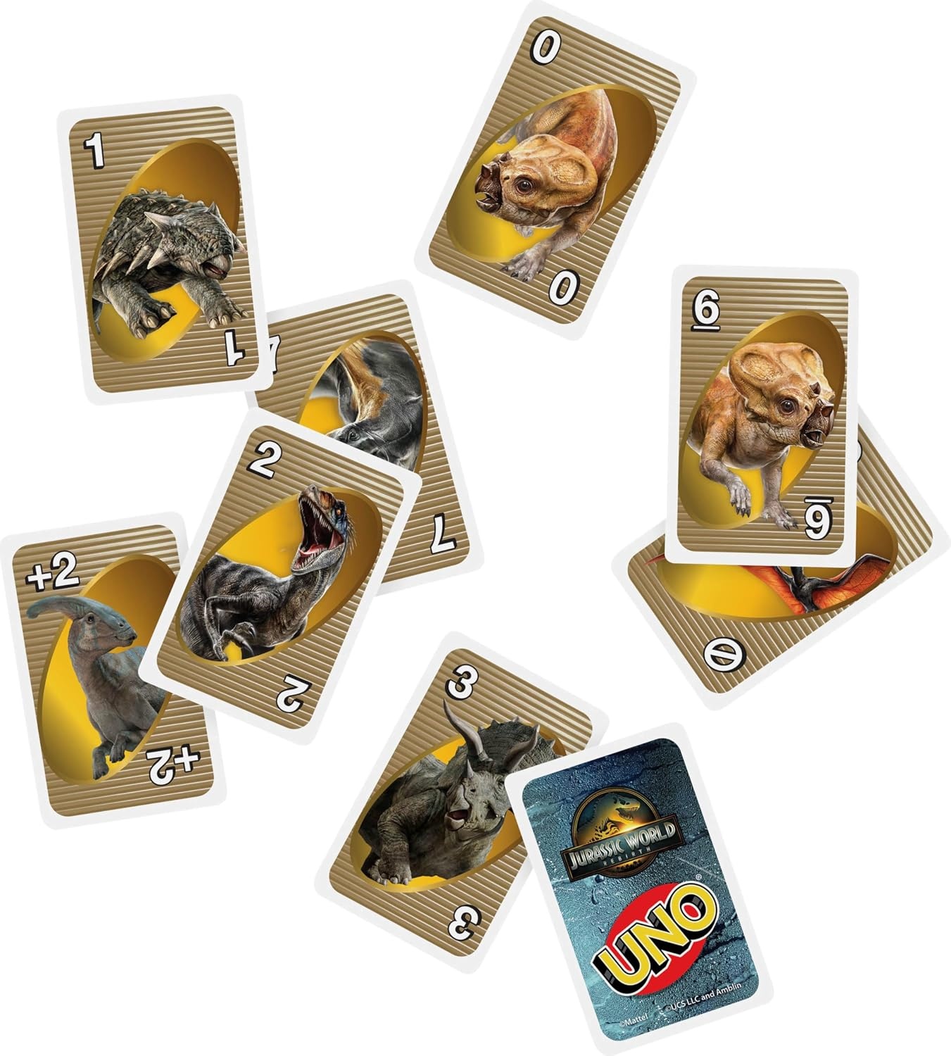 image:imageMattel Games UNO Super Mario Card Game Animated Character Themed Collector Deck 112 Cards with Character Images Gift for Kids Ages 7 Years Old amp UpUNO Jurassic World