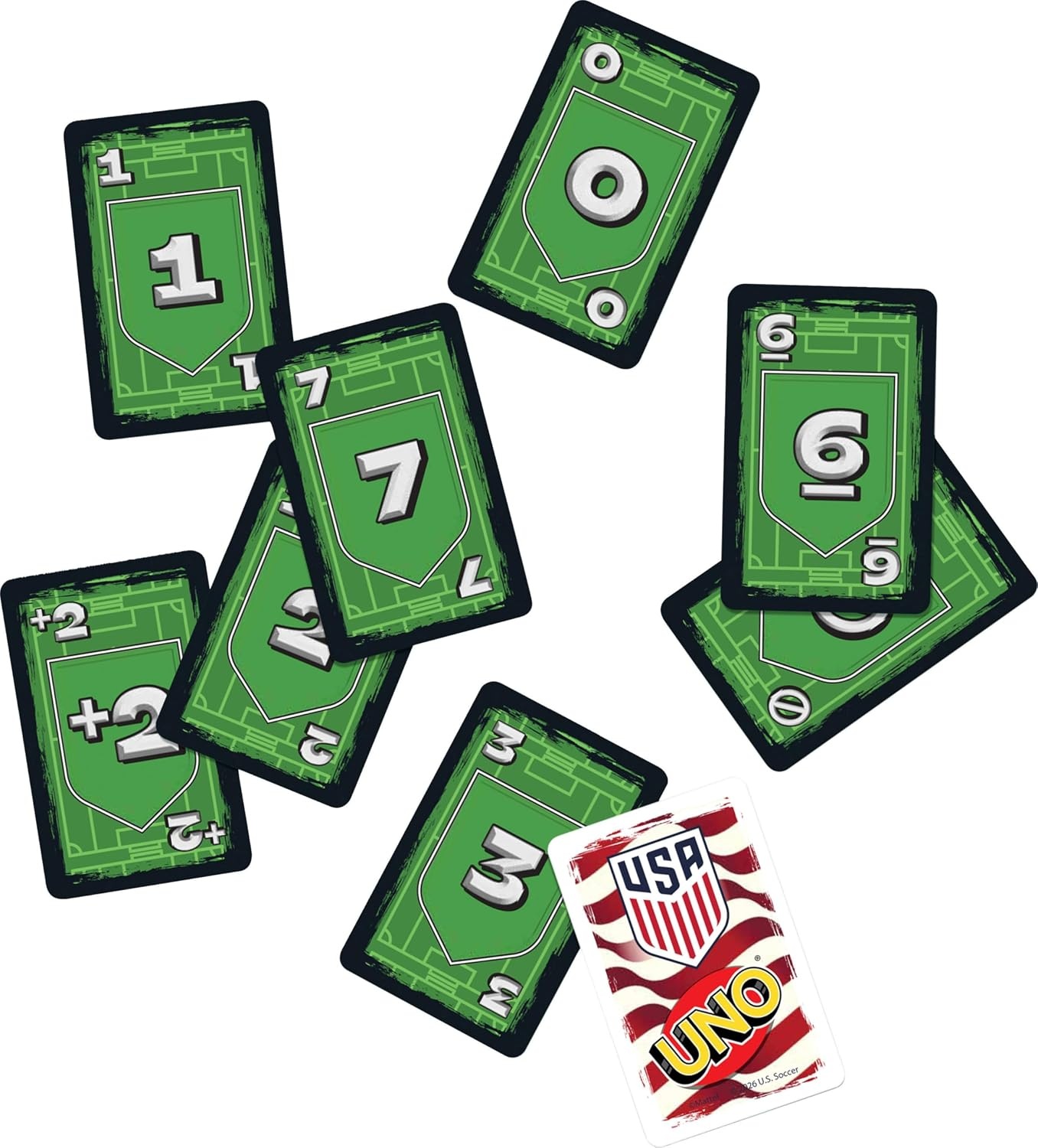 image:imageMattel Games UNO Super Mario Card Game Animated Character Themed Collector Deck 112 Cards with Character Images Gift for Kids Ages 7 Years Old amp UpUNO Soccer