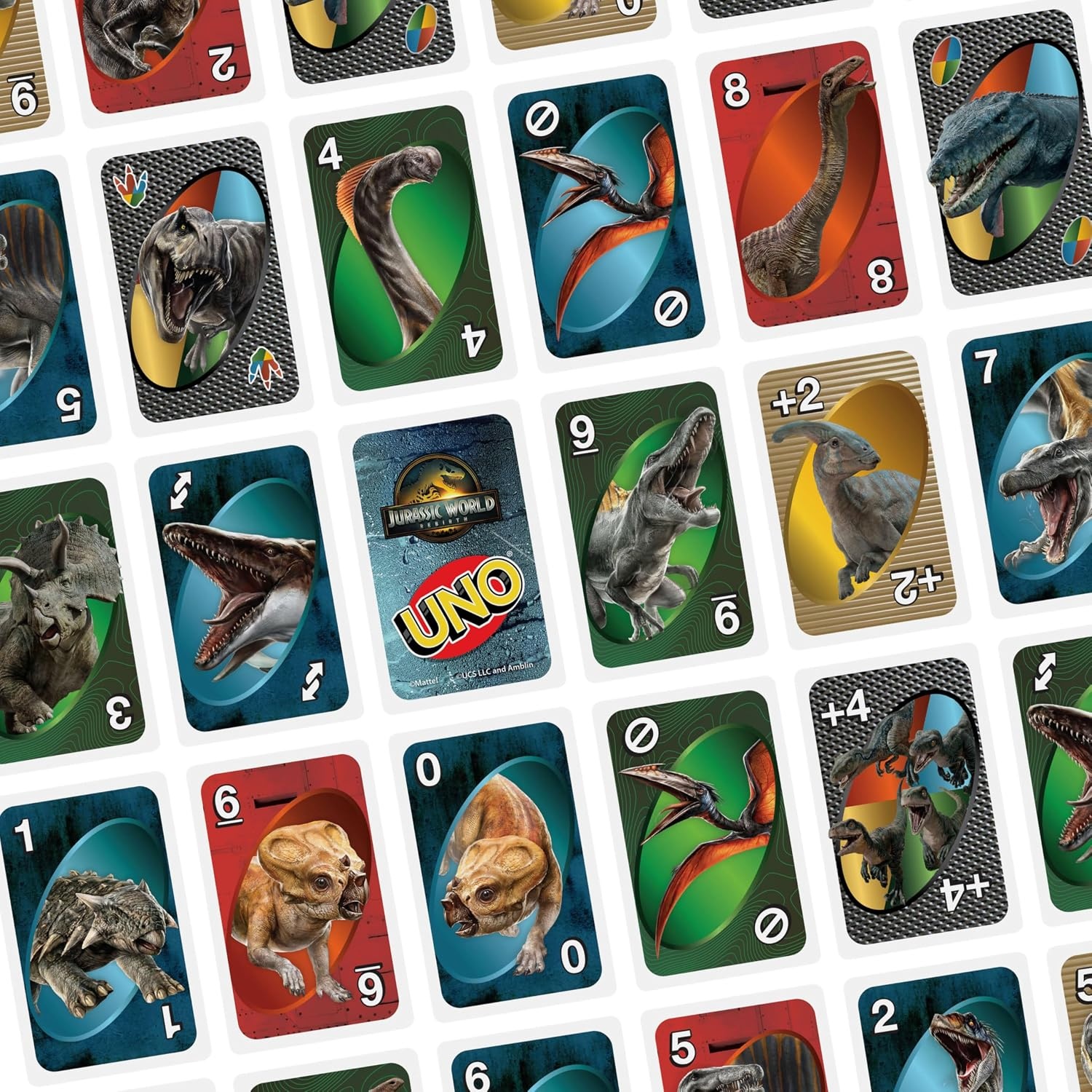 image:imageMattel Games UNO Super Mario Card Game Animated Character Themed Collector Deck 112 Cards with Character Images Gift for Kids Ages 7 Years Old amp UpUNO Jurassic World