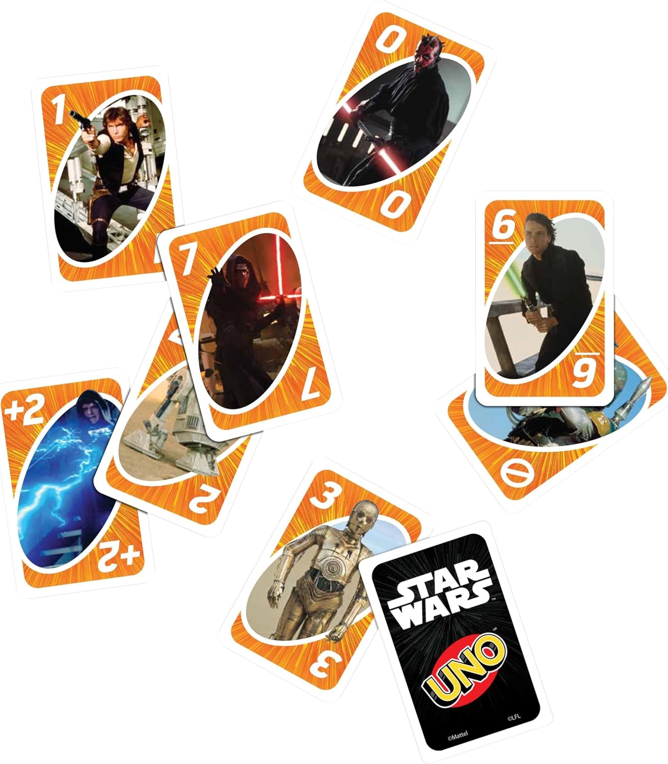 image:imageMattel Games UNO Super Mario Card Game Animated Character Themed Collector Deck 112 Cards with Character Images Gift for Kids Ages 7 Years Old amp UpUNO Star Wars