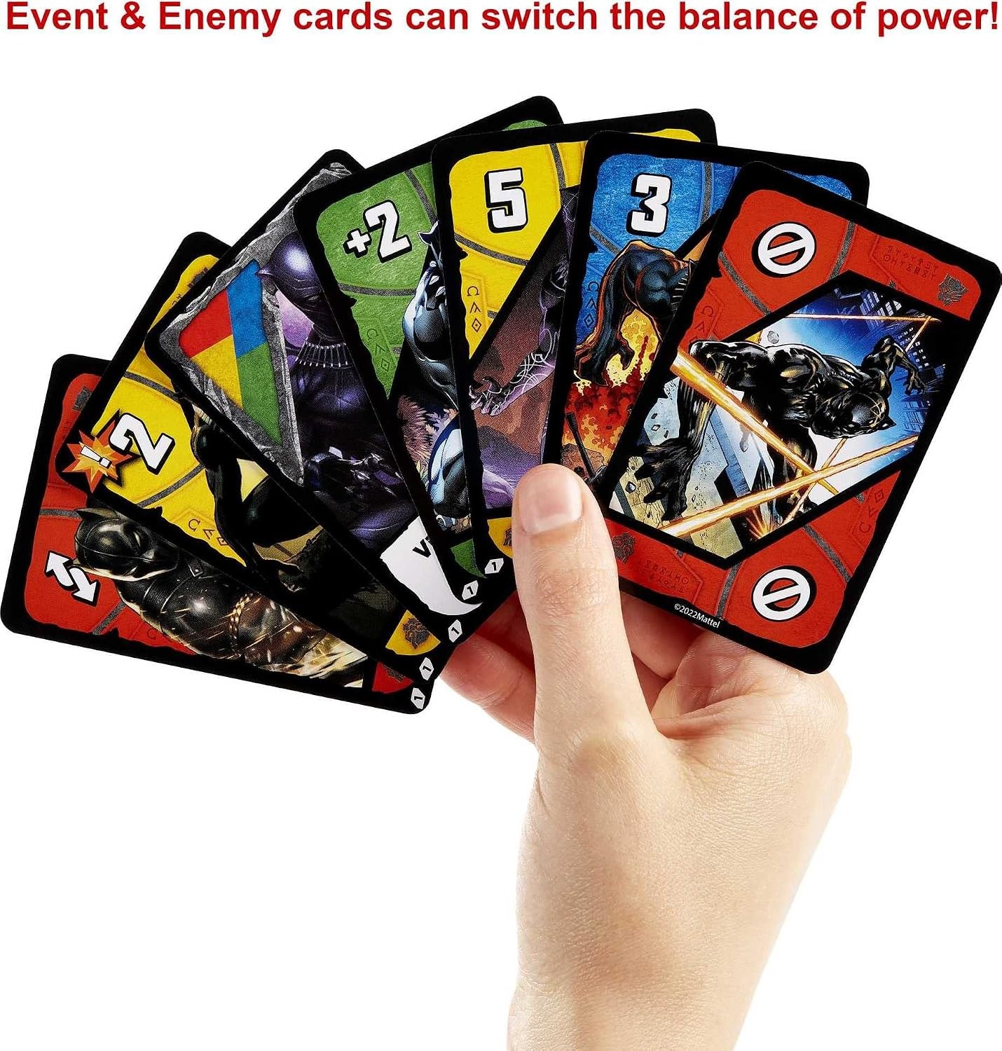 image:imageMattel Games UNO Ultimate Marvel Card Game with 4 Collectible Foil Cards CharacterThemed Decks amp Special Rules for Ages 7 Years amp OlderCore Set 1