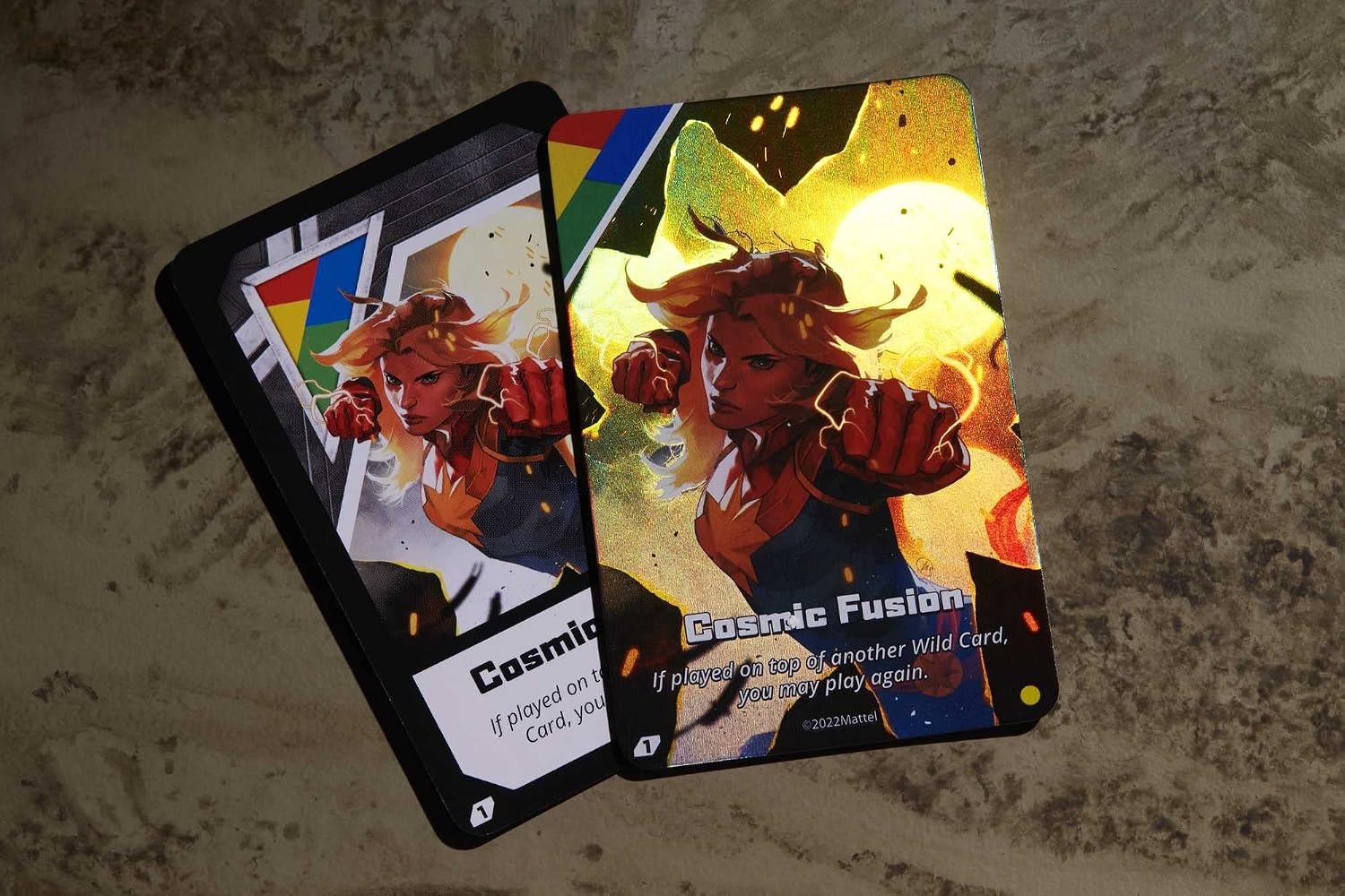 image:imageMattel Games UNO Ultimate Marvel Card Game with 4 Collectible Foil Cards CharacterThemed Decks amp Special Rules for Ages 7 Years amp OlderCore Set 1