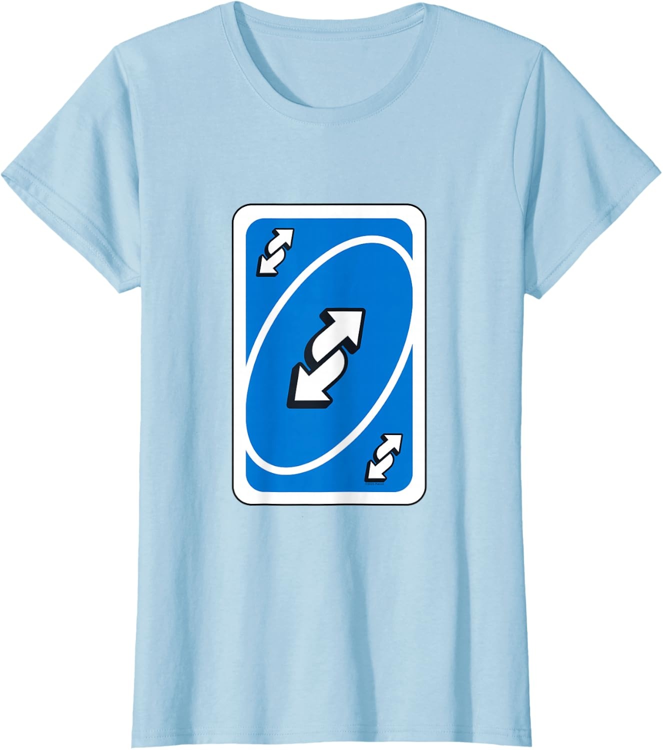 image:imageUNO Blue Reverse TShirtBaby Blue