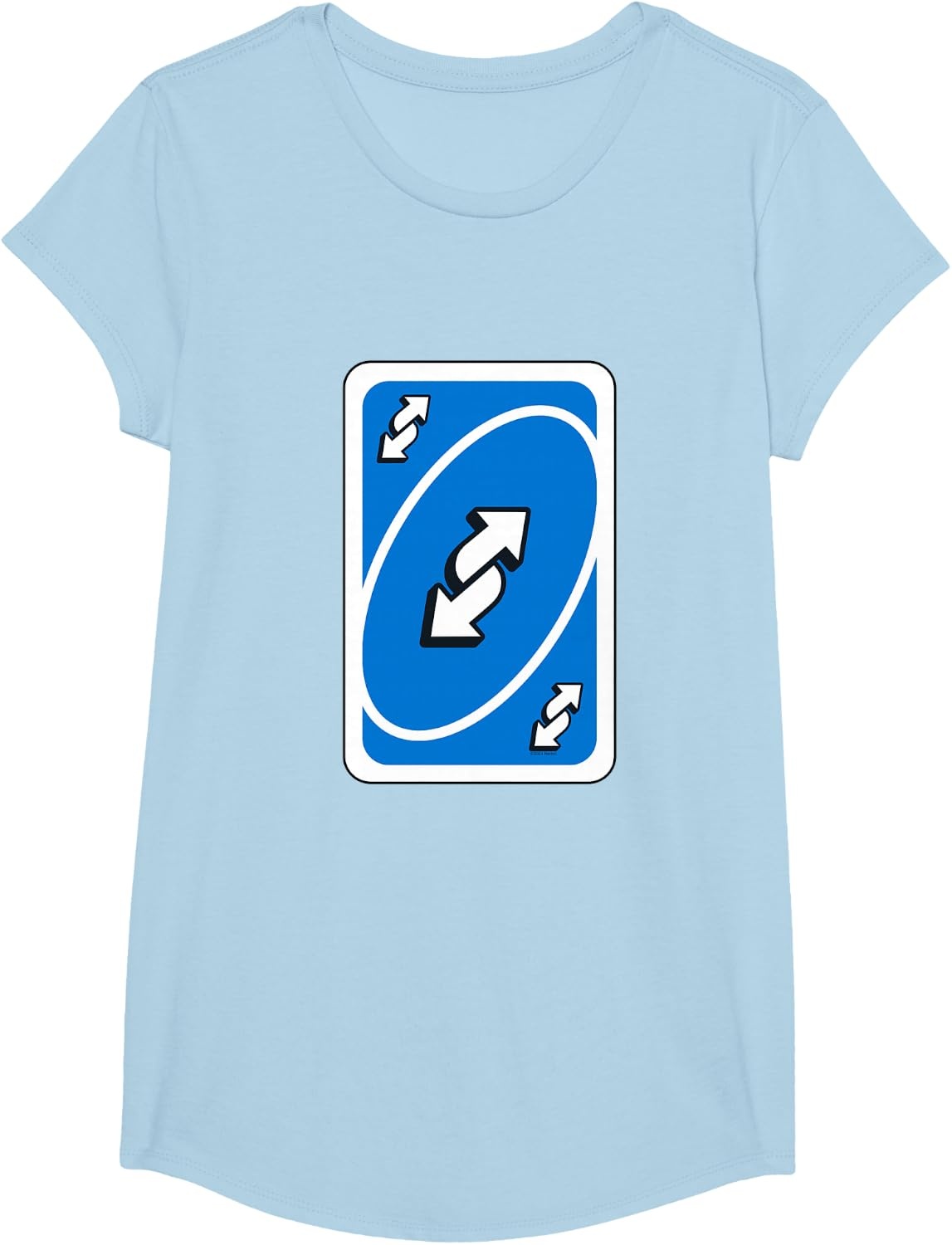 image:imageUNO Blue Reverse TShirtBaby Blue