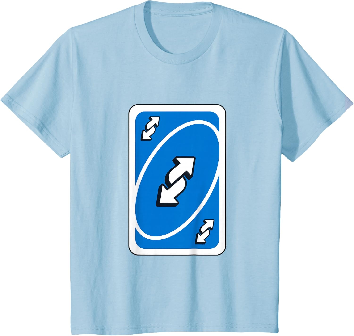 image:imageUNO Blue Reverse TShirtBaby Blue
