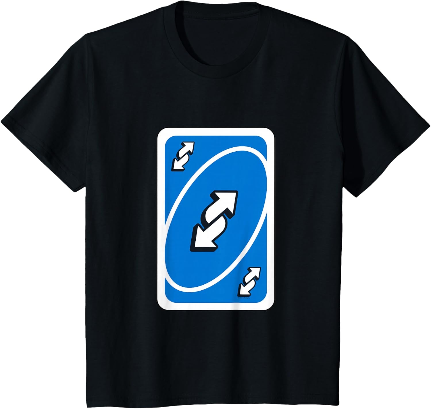 image:imageUNO Blue Reverse TShirtBlack