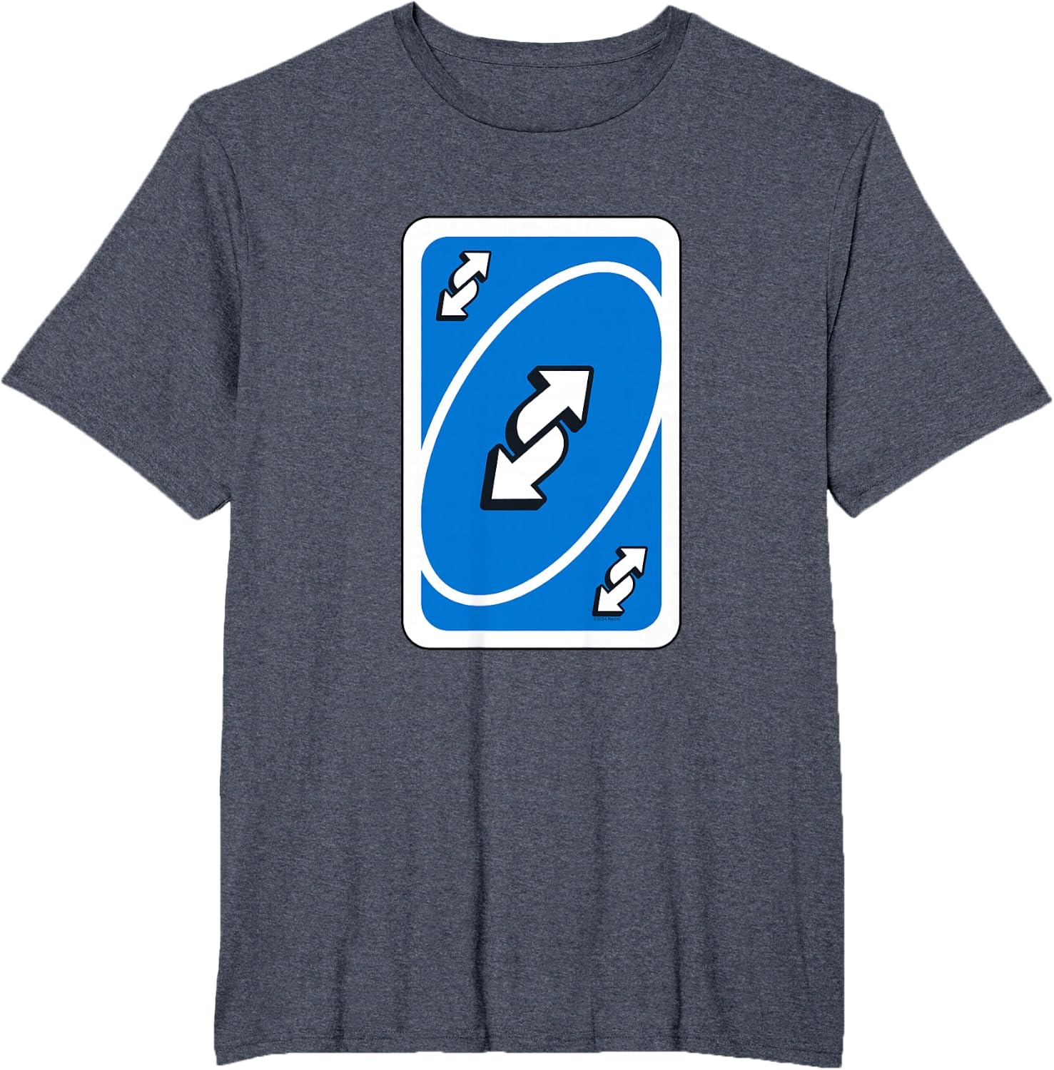 image:imageUNO Blue Reverse TShirtHeather Blue