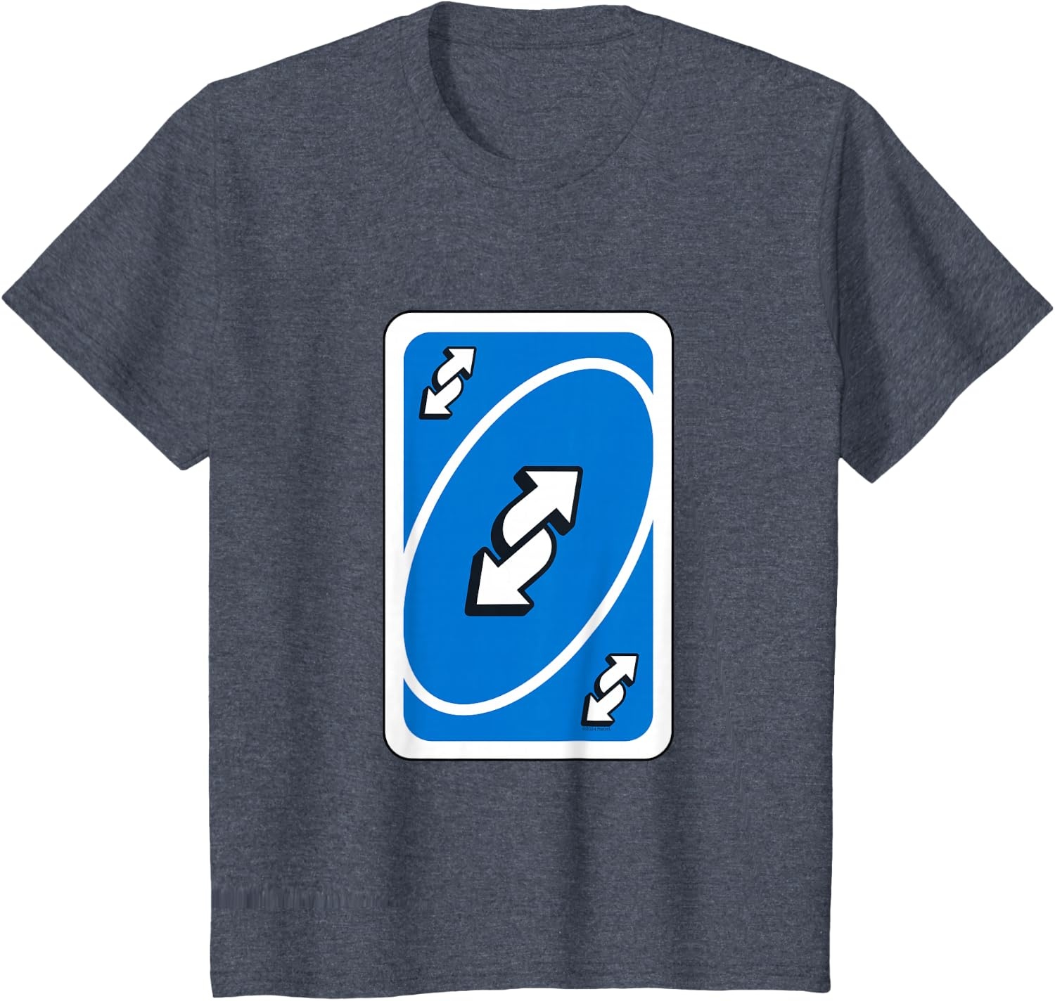 image:imageUNO Blue Reverse TShirtHeather Blue