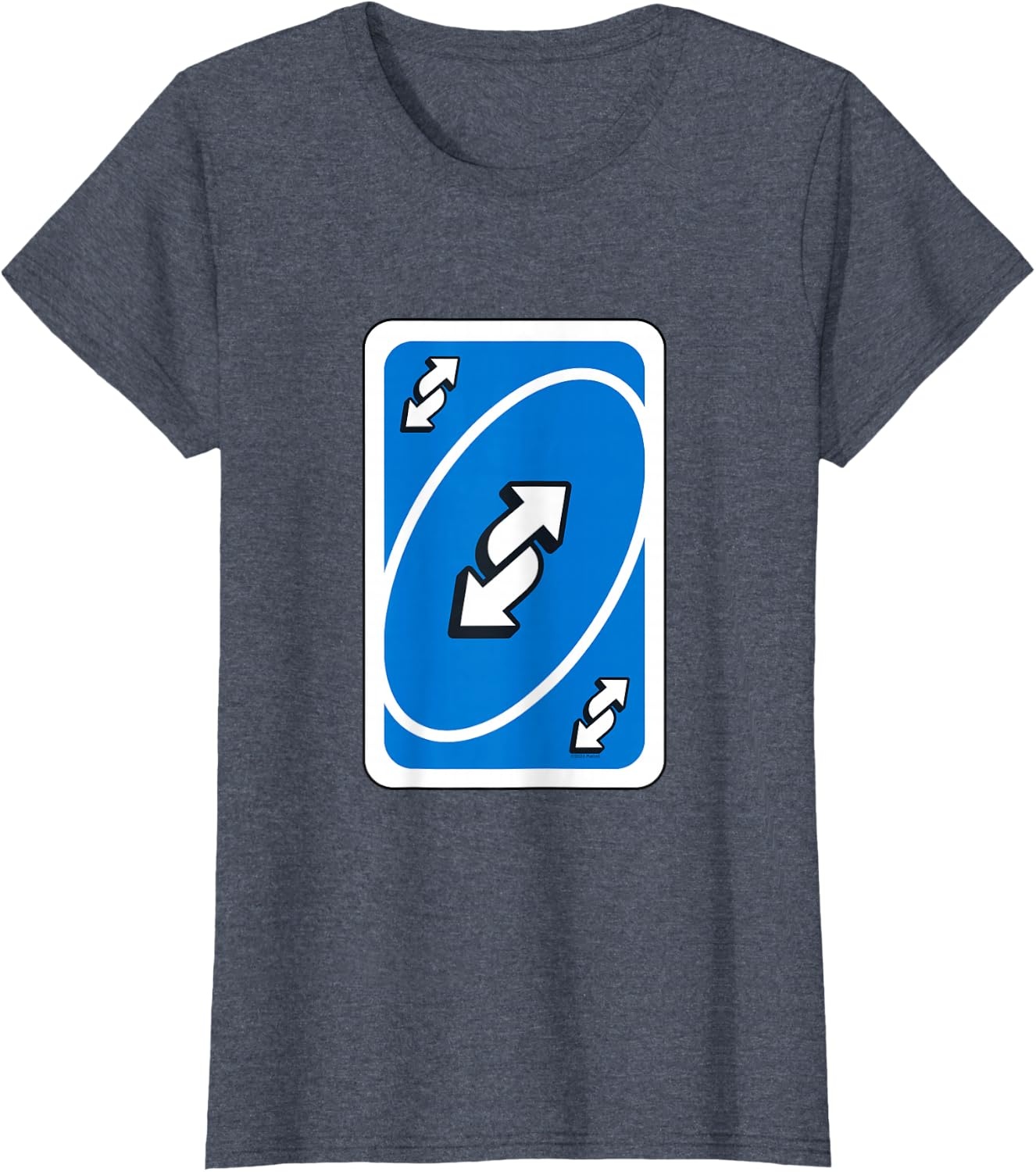 image:imageUNO Blue Reverse TShirtHeather Blue