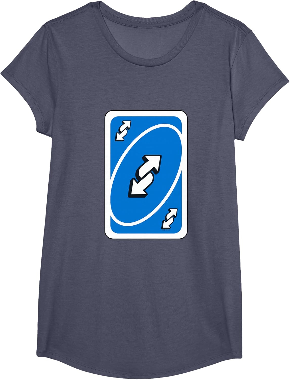 image:imageUNO Blue Reverse TShirtHeather Blue