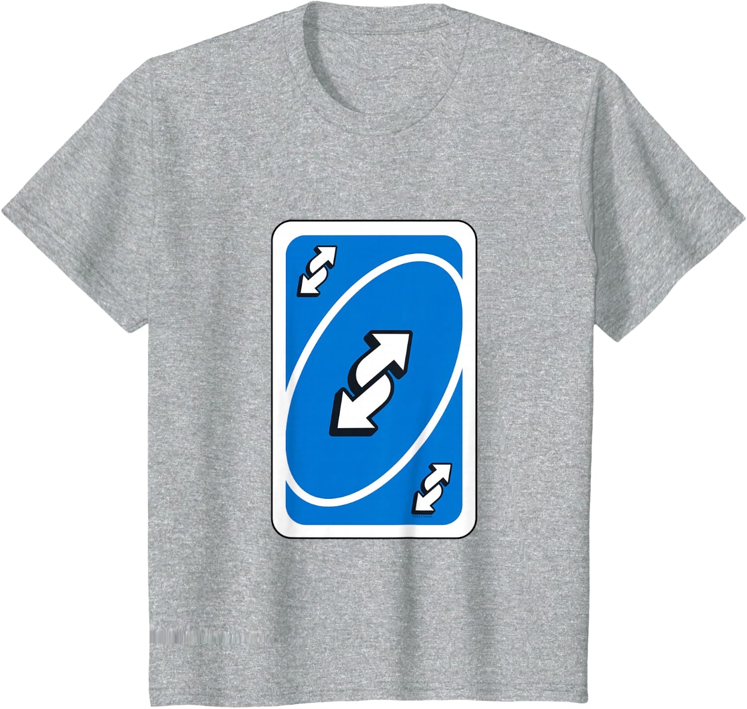image:imageUNO Blue Reverse TShirtHeather Grey
