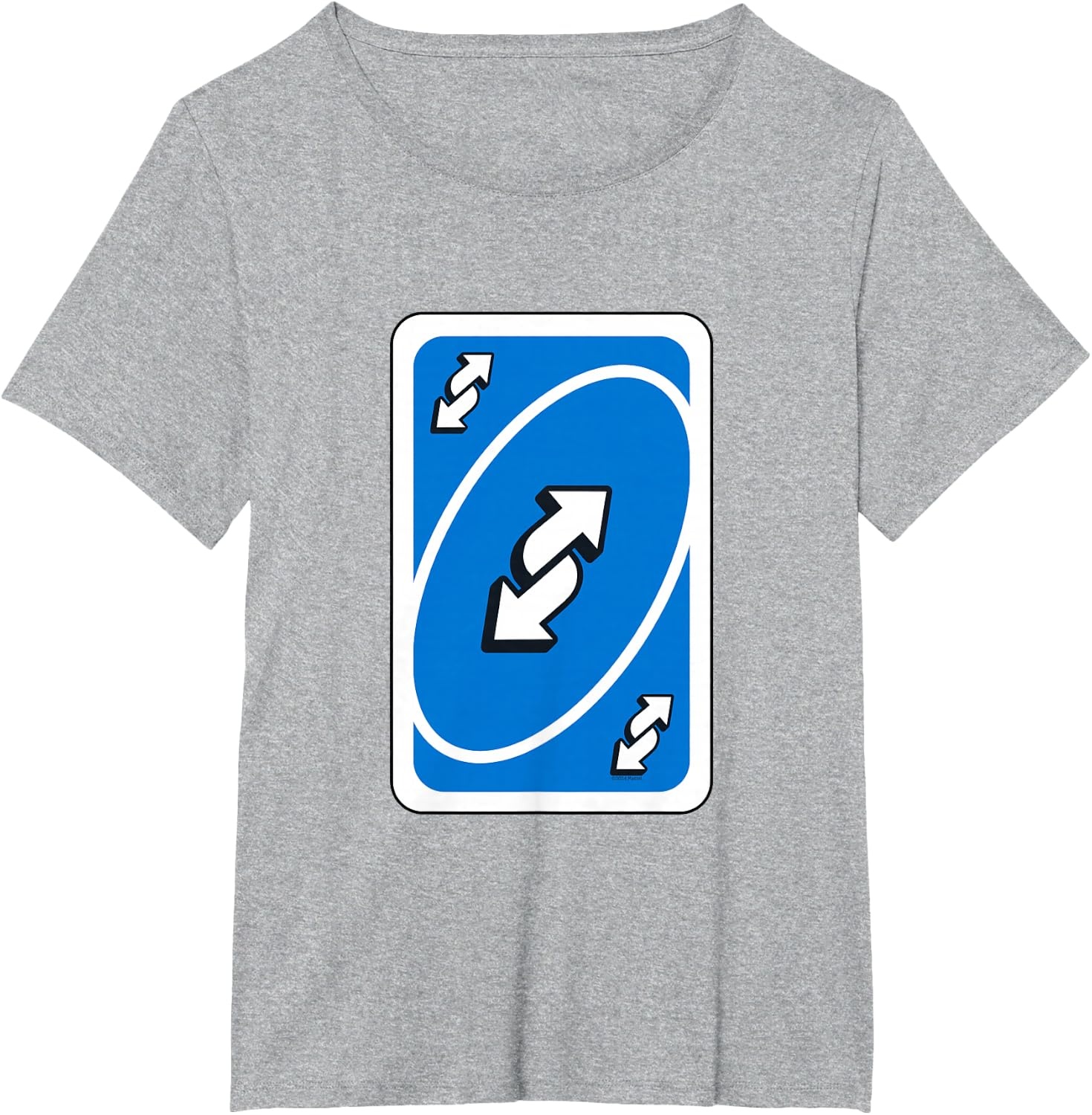 image:imageUNO Blue Reverse TShirtHeather Grey