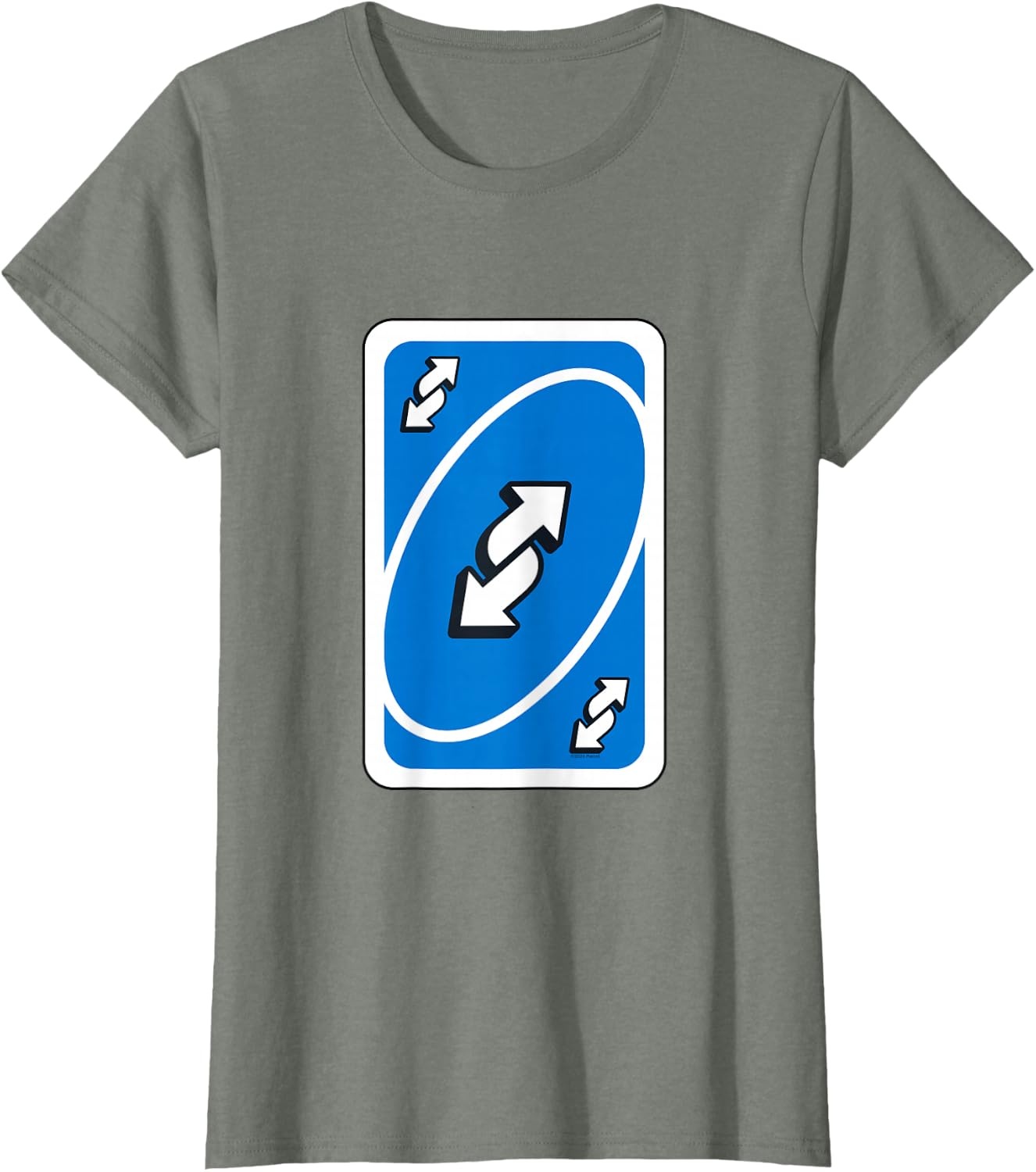 image:imageUNO Blue Reverse TShirtOlive Heather
