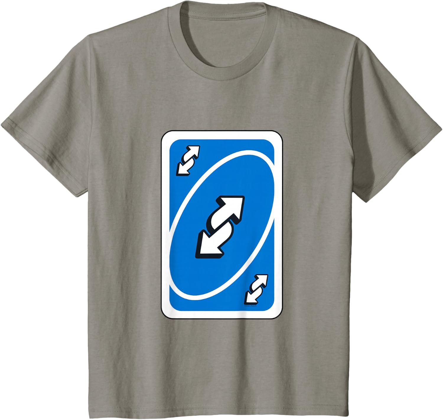 image:imageUNO Blue Reverse TShirtSlate Grey