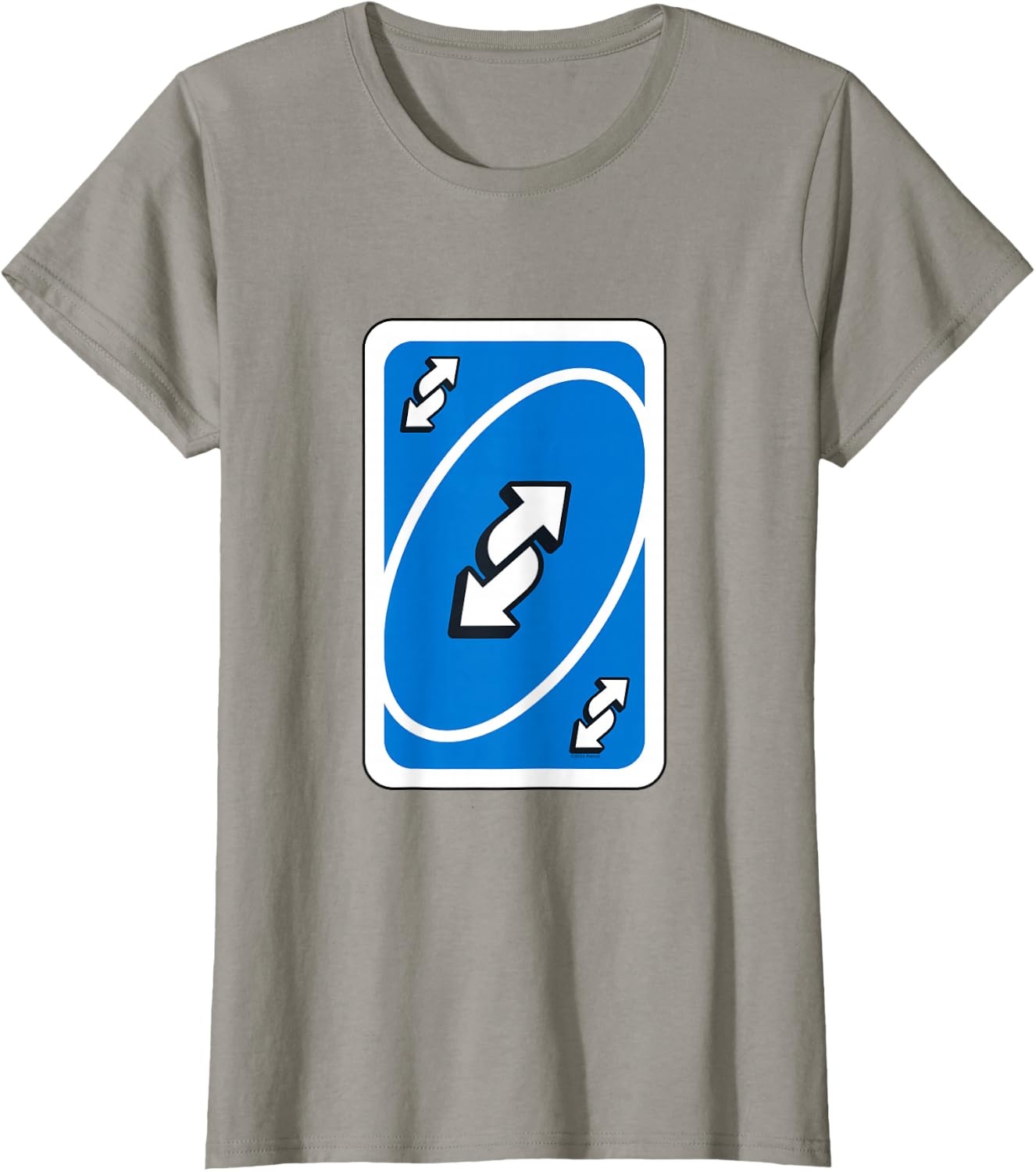 image:imageUNO Blue Reverse TShirtSlate Grey