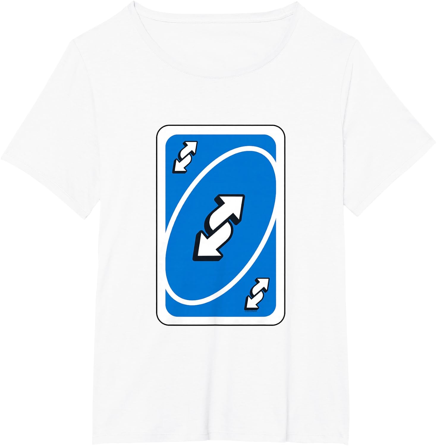 image:imageUNO Blue Reverse TShirtWhite