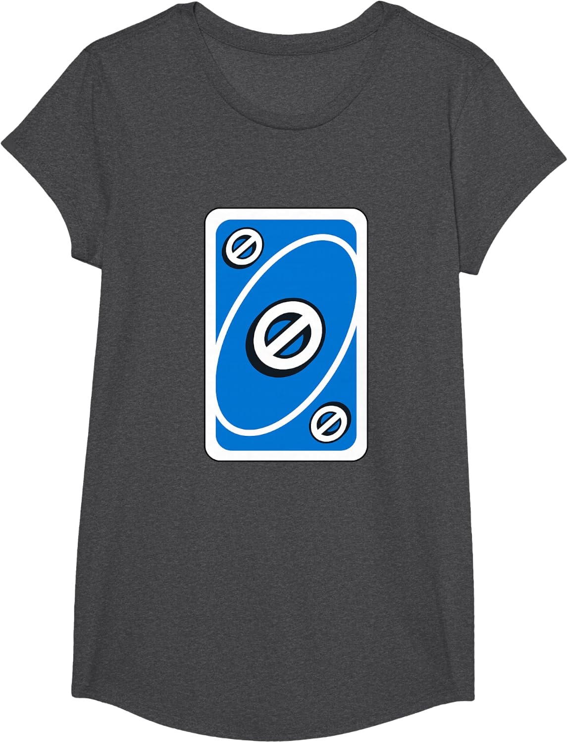 image:imageUNO Blue Skip TShirtDark Heather Grey