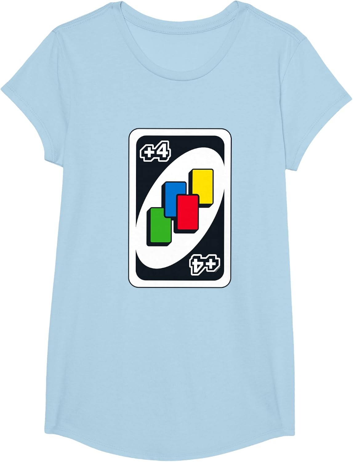 image:imageUNO Draw Four TShirtBaby Blue
