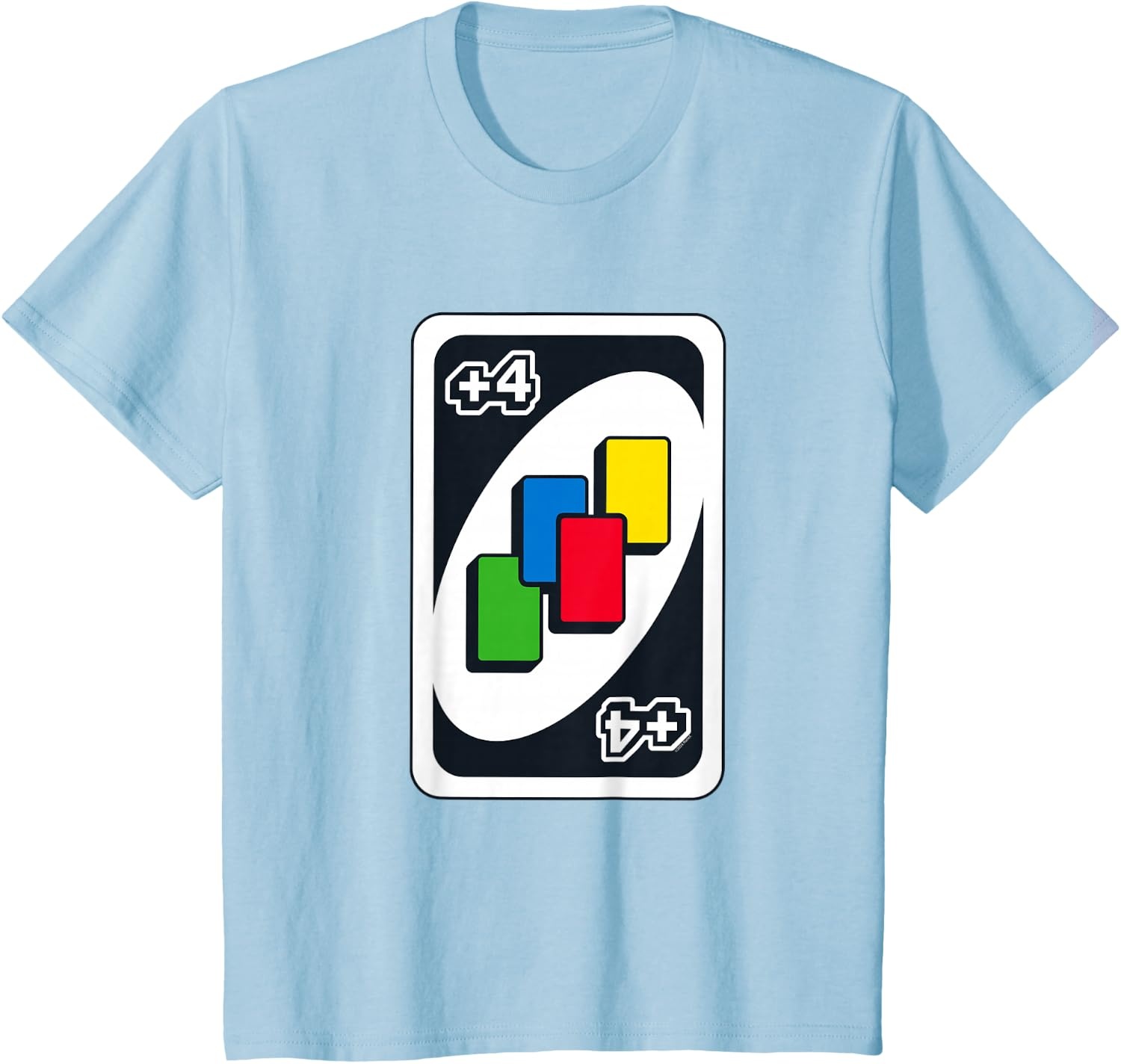 image:imageUNO Draw Four TShirtBaby Blue