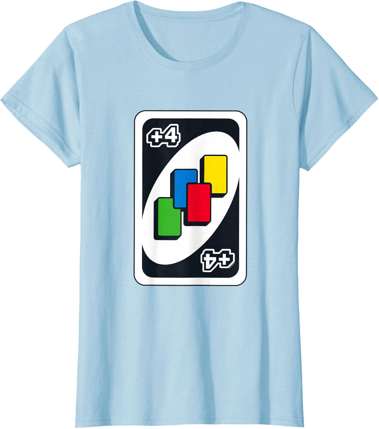 image:imageUNO Draw Four TShirtBaby Blue