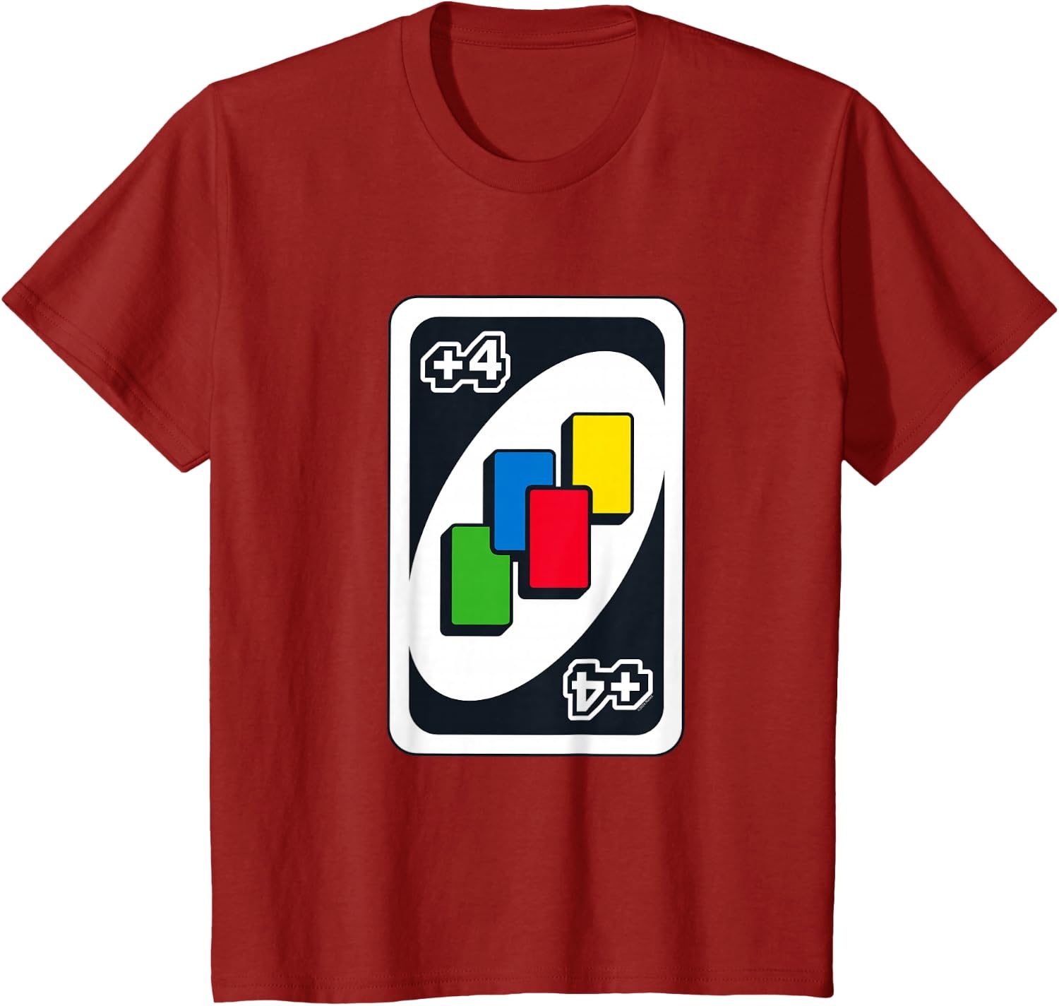 image:imageUNO Draw Four TShirtCranberry Red