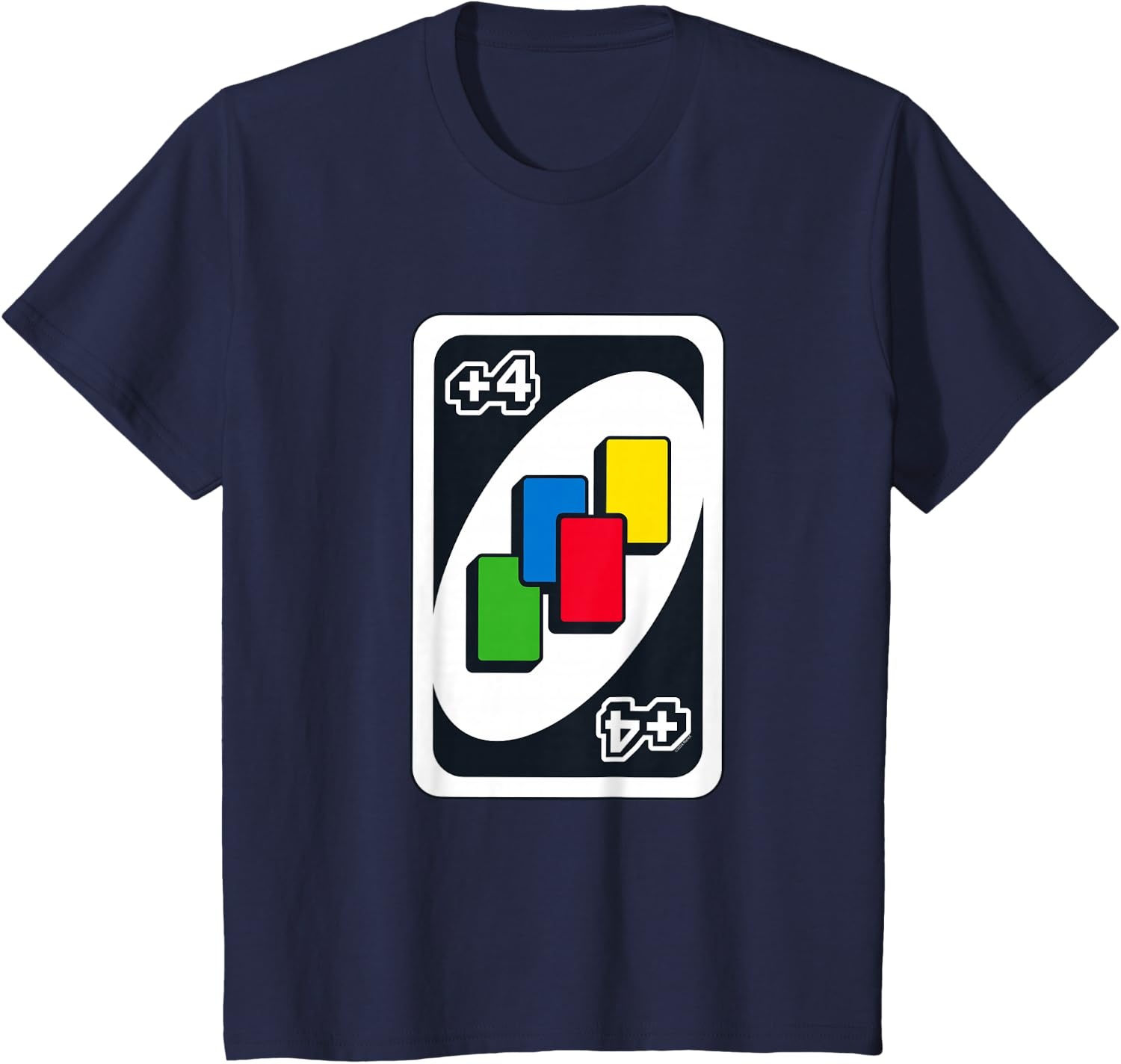 image:imageUNO Draw Four TShirtNavy Blue