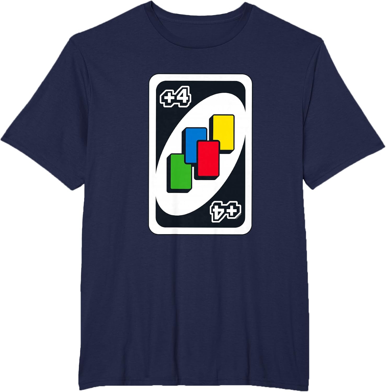 image:imageUNO Draw Four TShirtNavy Blue