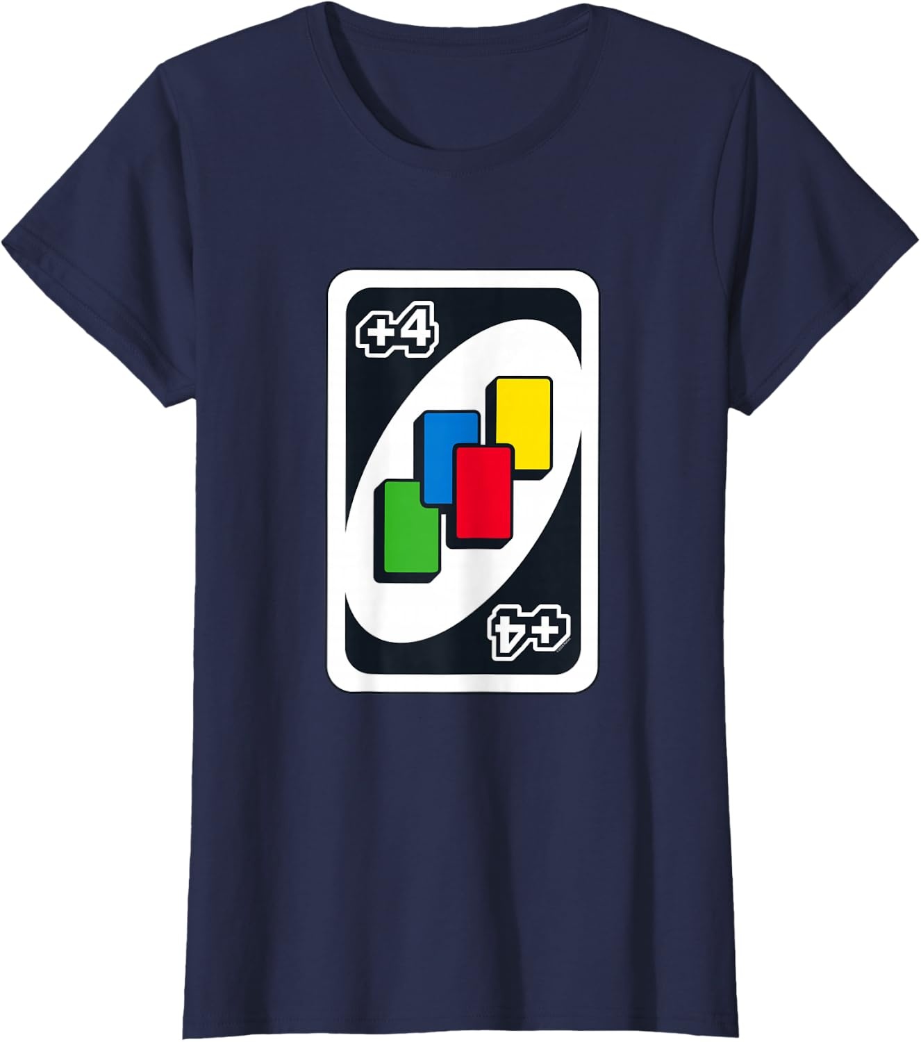 image:imageUNO Draw Four TShirtNavy Blue
