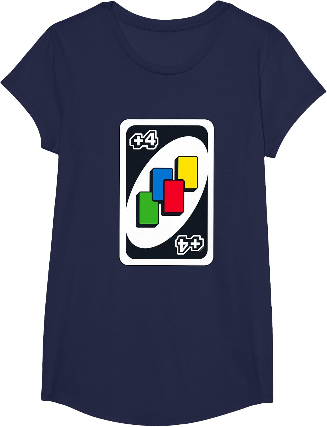 image:imageUNO Draw Four TShirtNavy Blue