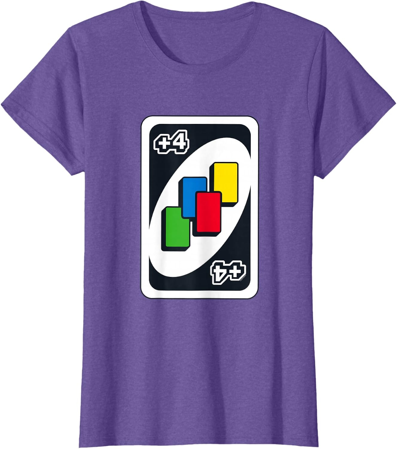 image:imageUNO Draw Four TShirtPurple Heather