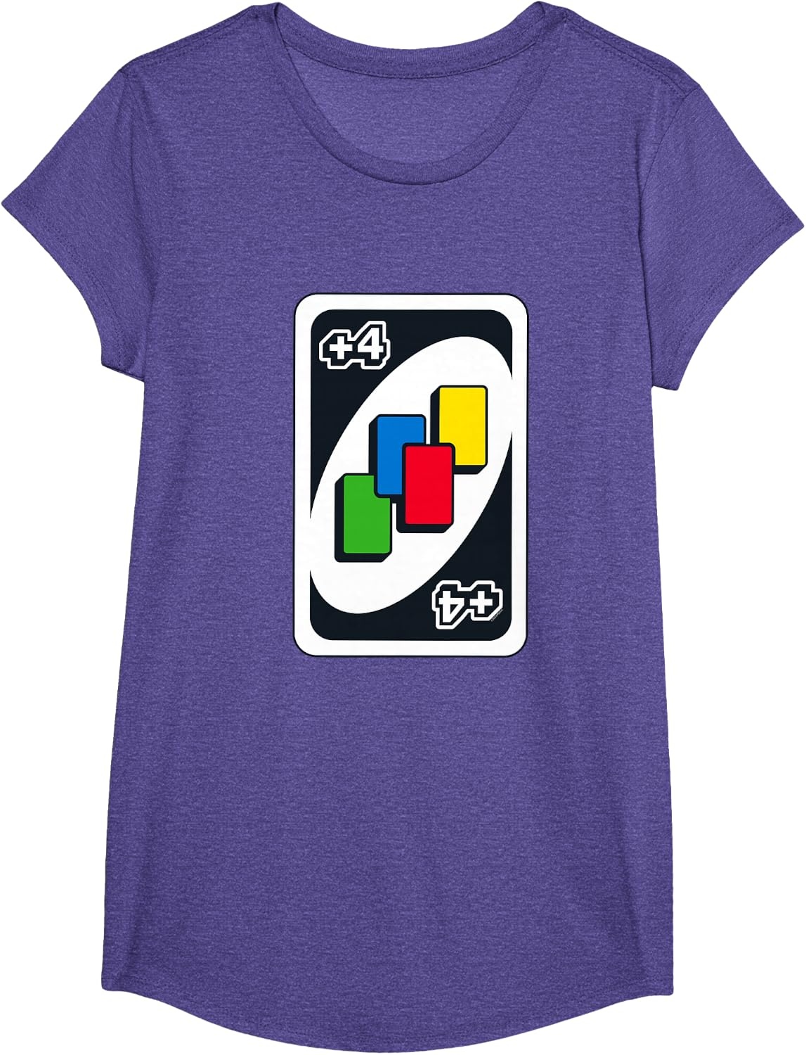image:imageUNO Draw Four TShirtPurple Heather
