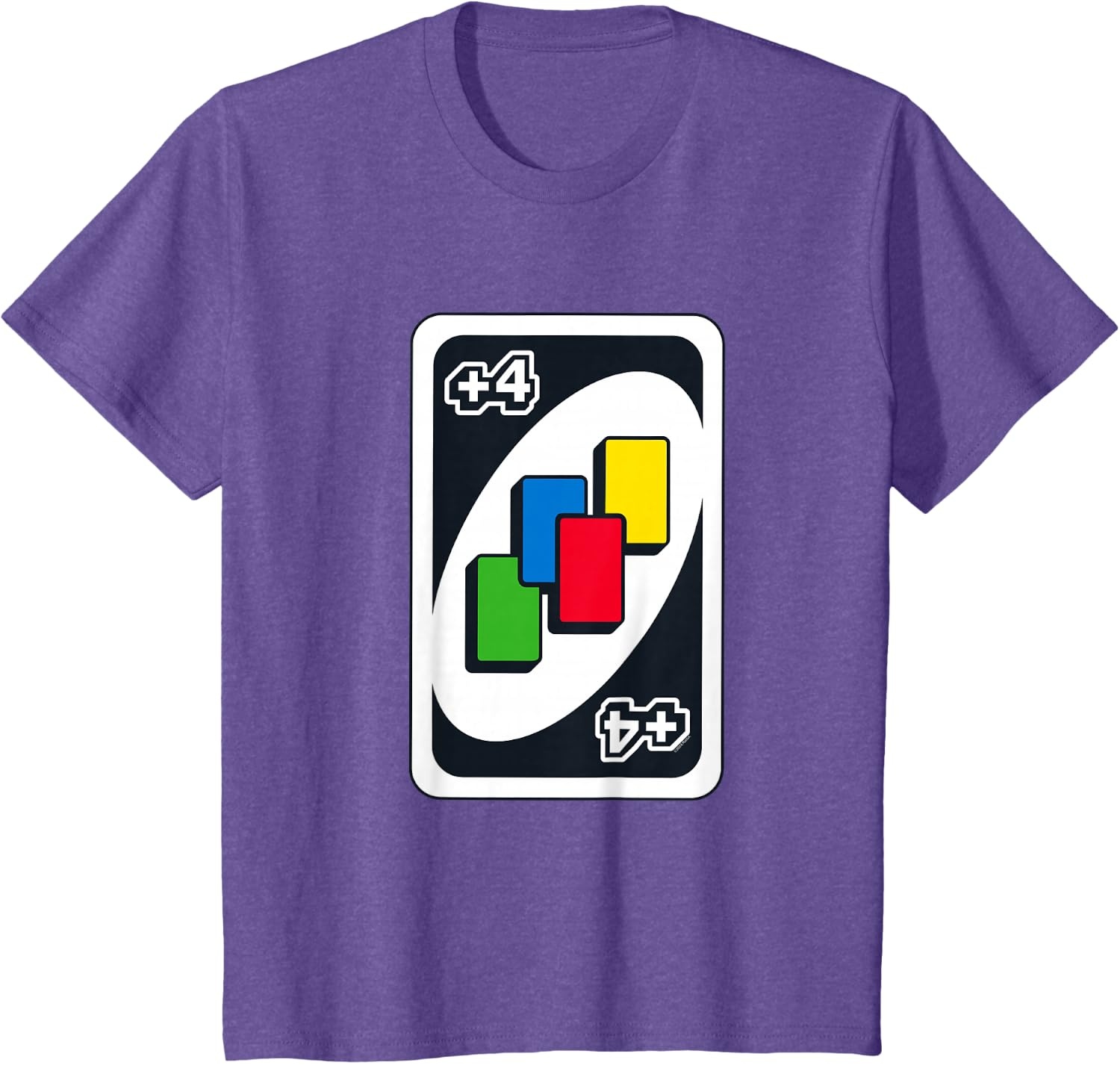 image:imageUNO Draw Four TShirtPurple Heather