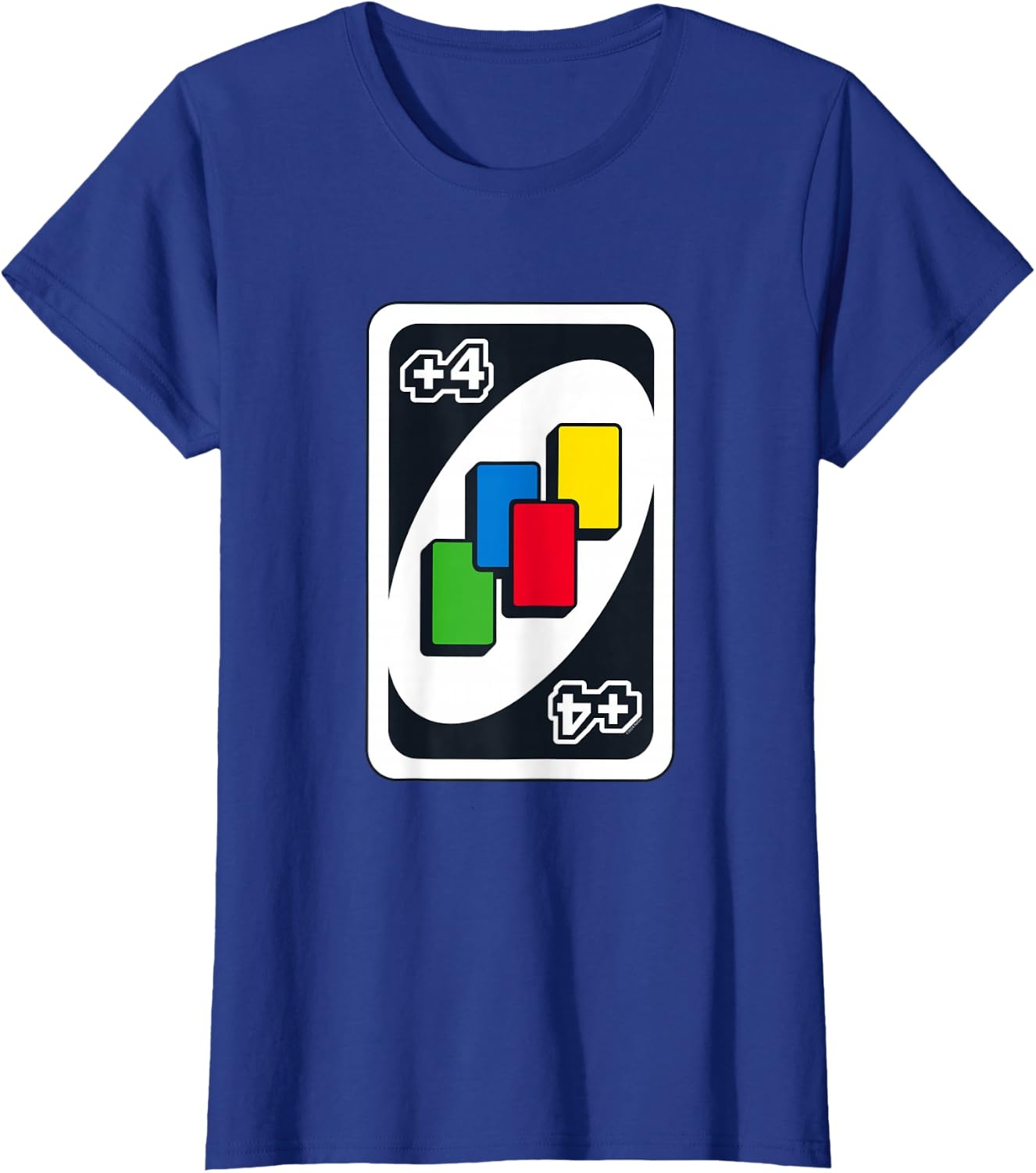 image:imageUNO Draw Four TShirtRoyal Blue