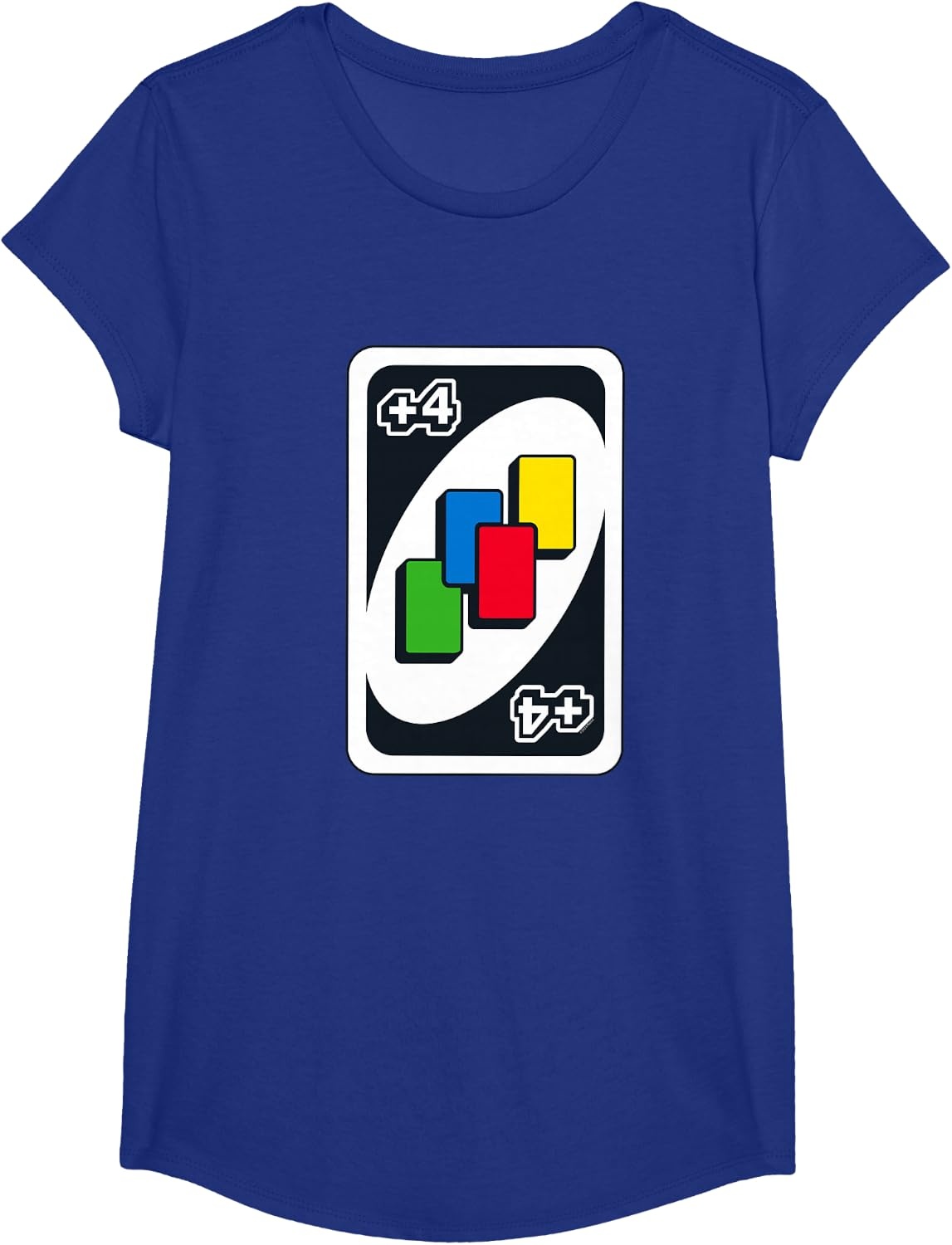 image:imageUNO Draw Four TShirtRoyal Blue
